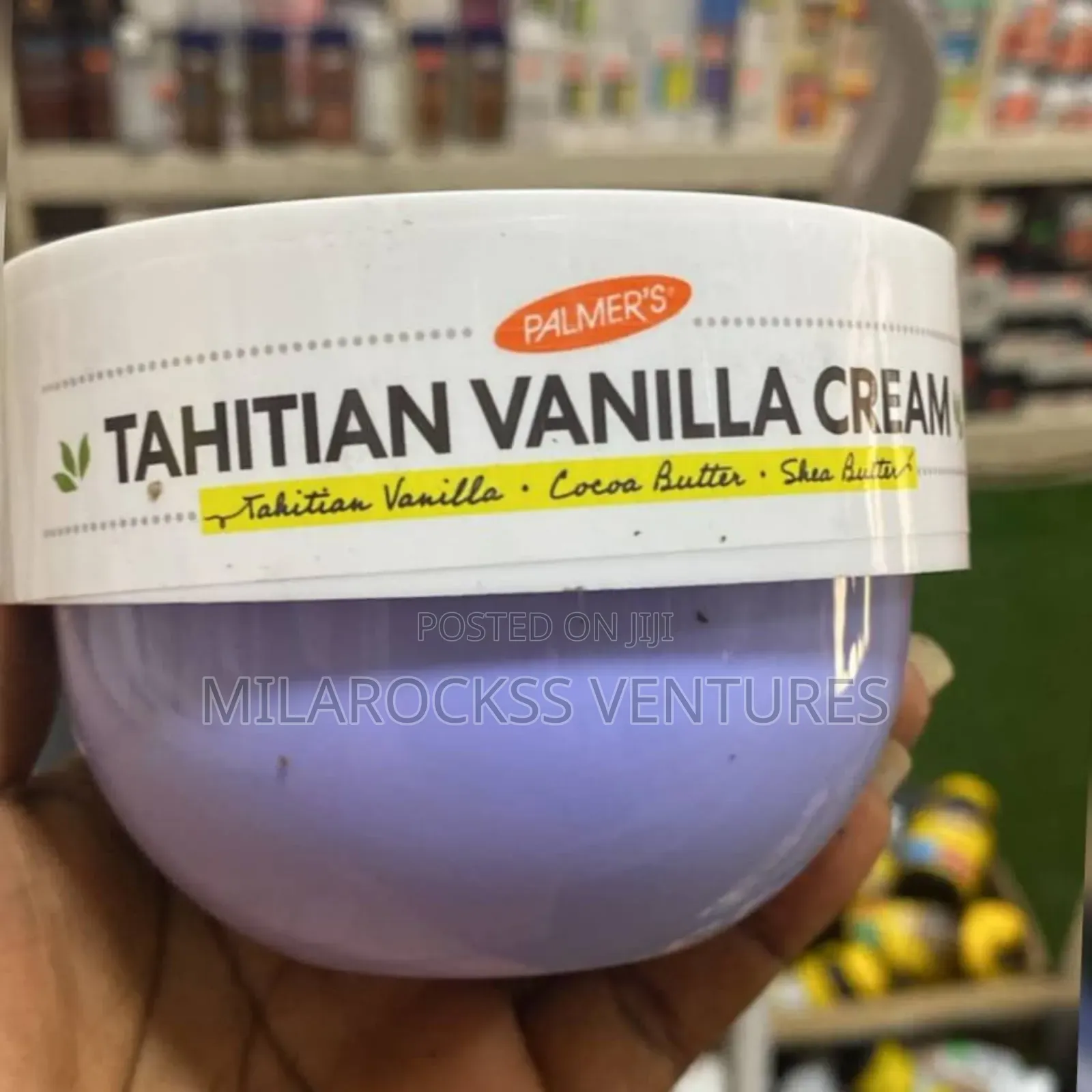 Palmer’S Tahitian Vanilla Body Cream.