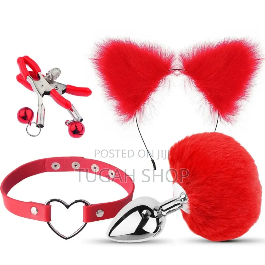 4in1 Anal /Nipple Plug With Neck Chain BDSM