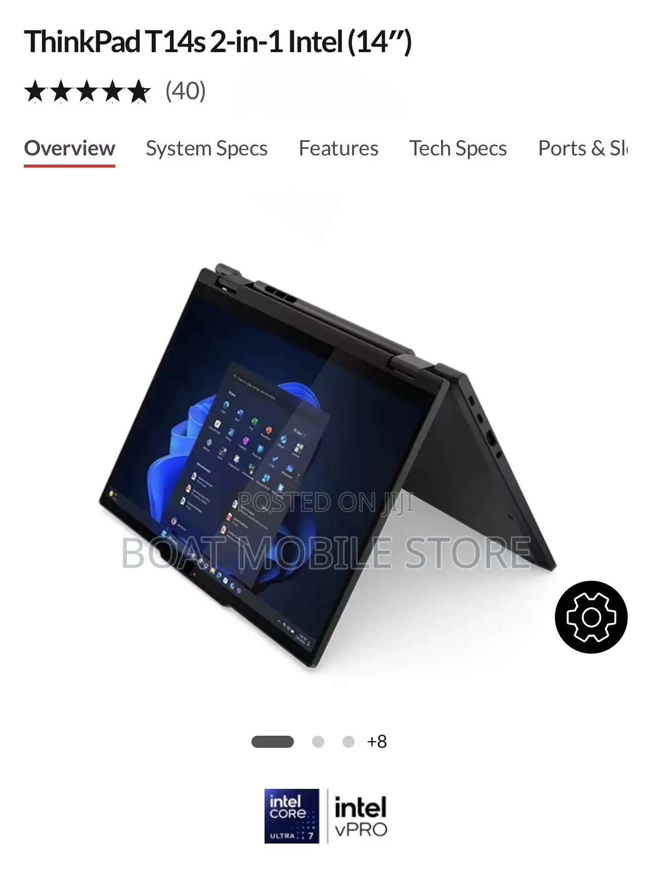 New Laptop Lenovo ThinkPad T14 16GB Intel Core Ultra 7 SSD 512GB