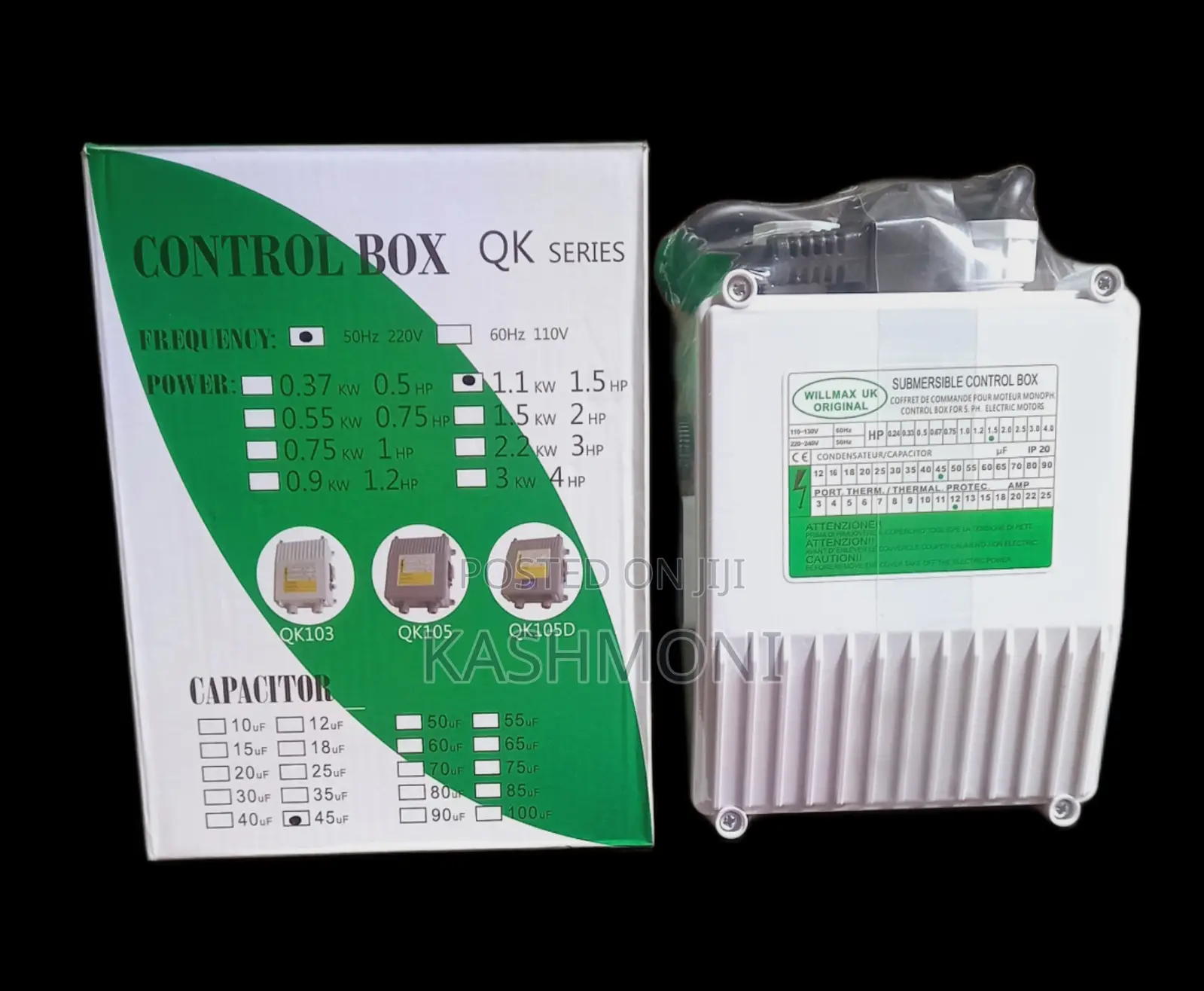 1.5 and 2.5 Horse Power Control Box