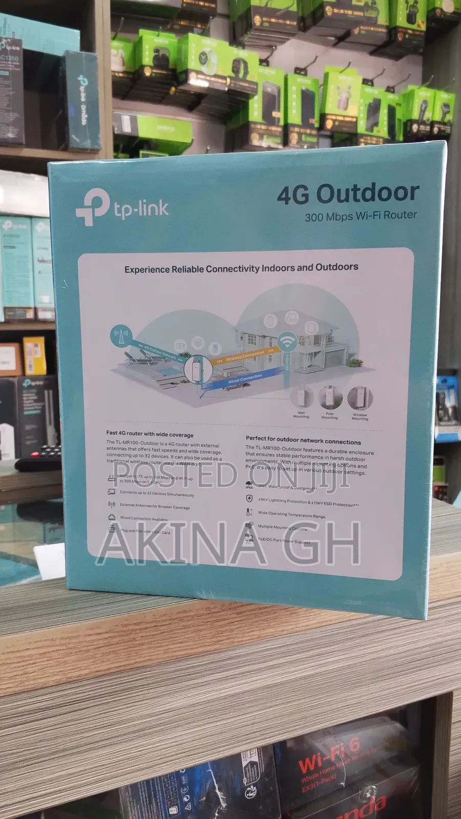 Tp Link 4g Outdoor 300 MBPS Wi-Fi Router (Tl-Mr100 Outdoor)