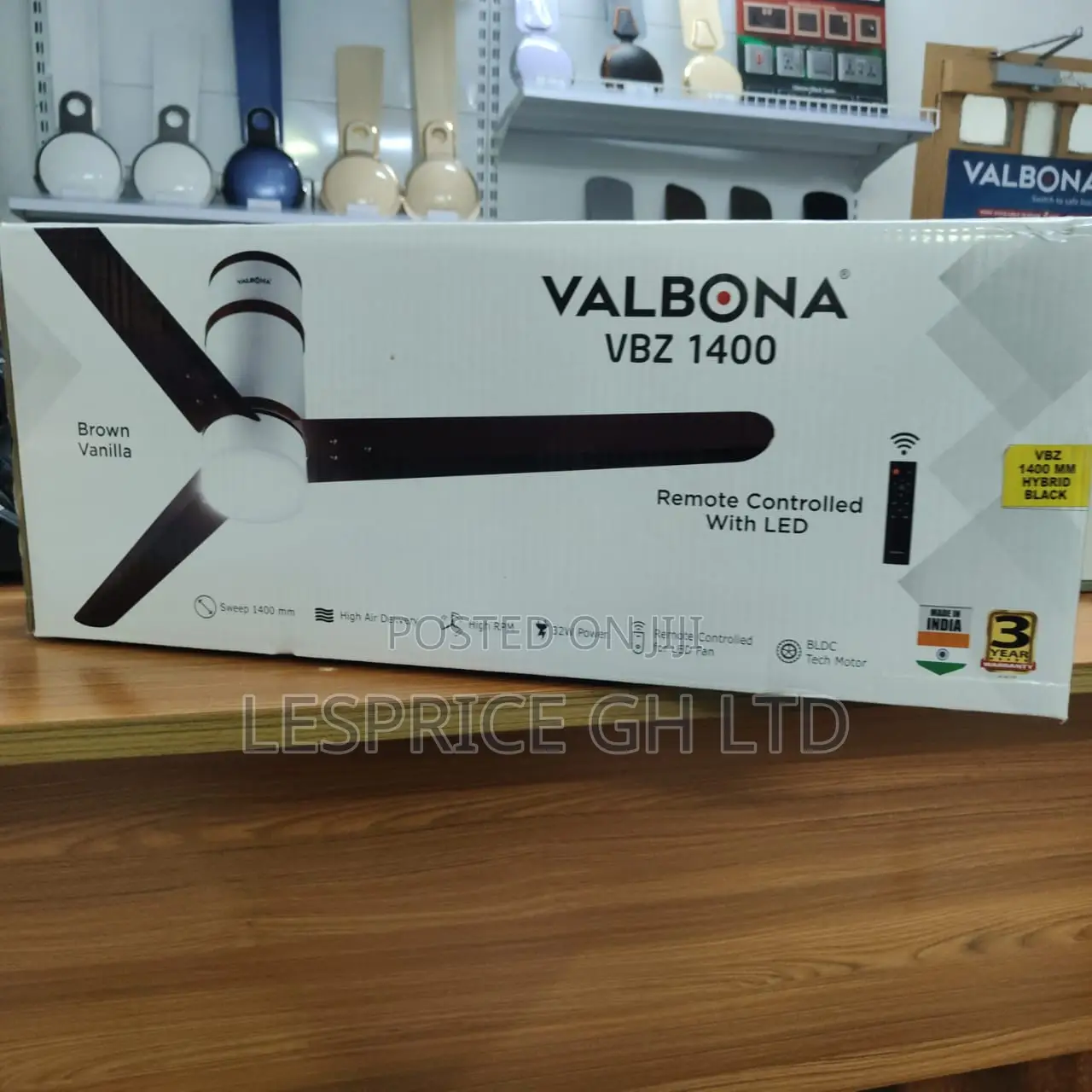 Excellently Designed Valbona Ceiling Fan With Led Light