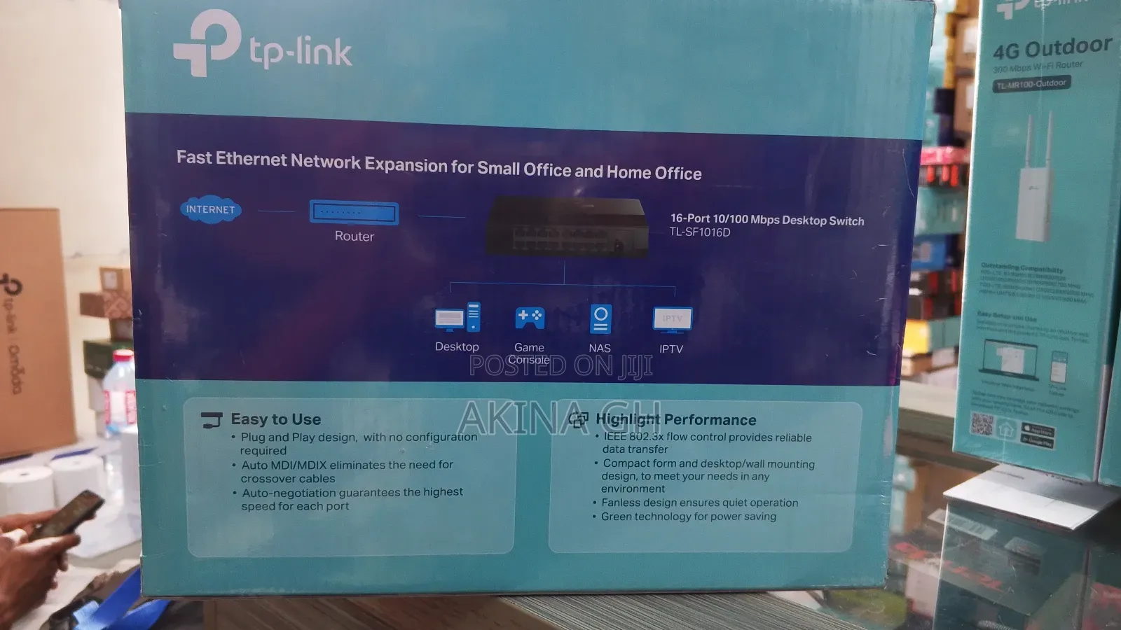 Tp Link 16 Port 10/100mbps Desktop Switch (Tlsf1016d)