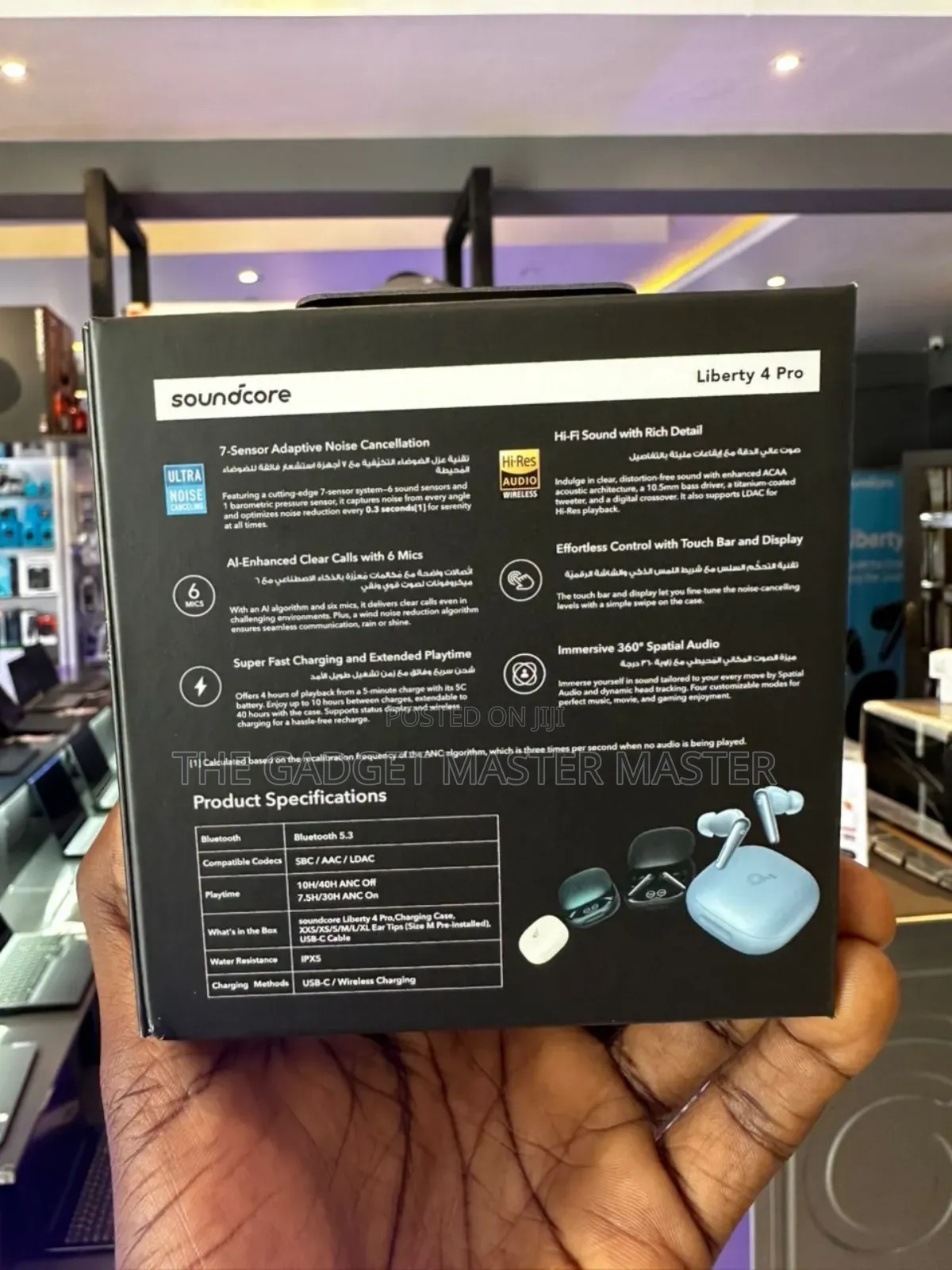 Soundcore by Anker Liberty 4 Pro True Noise Cancellation Earbuds