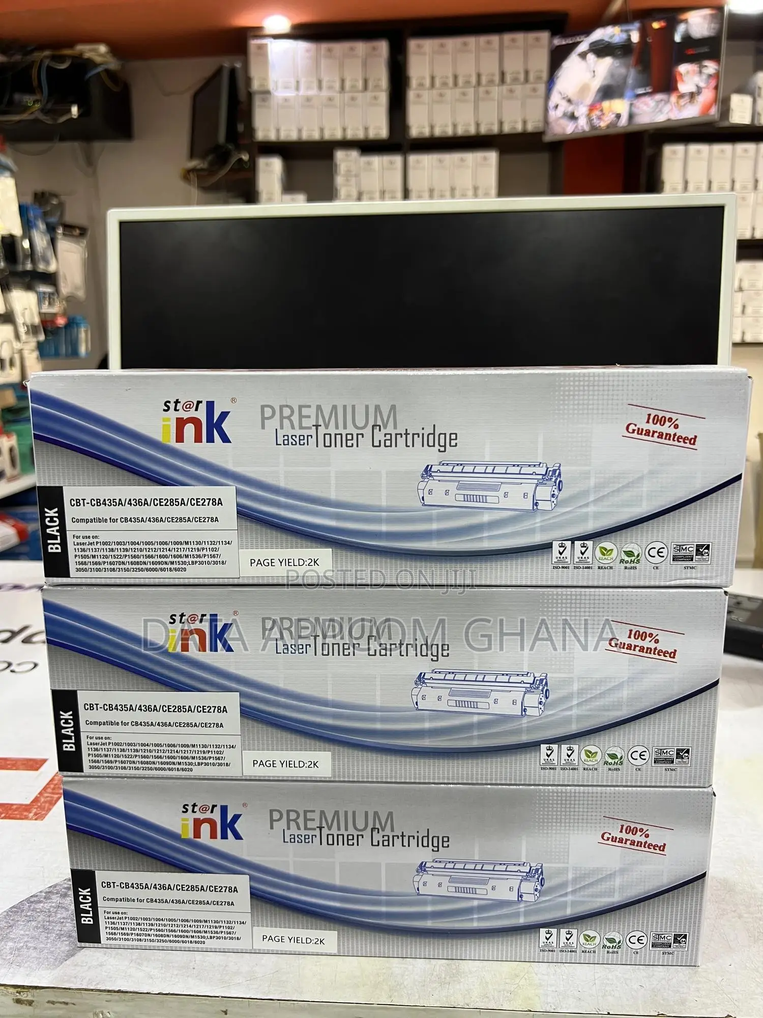 StarInk Toner C-Cb435/436a/Ce285a/278a/-Bk-Ww (85A)
