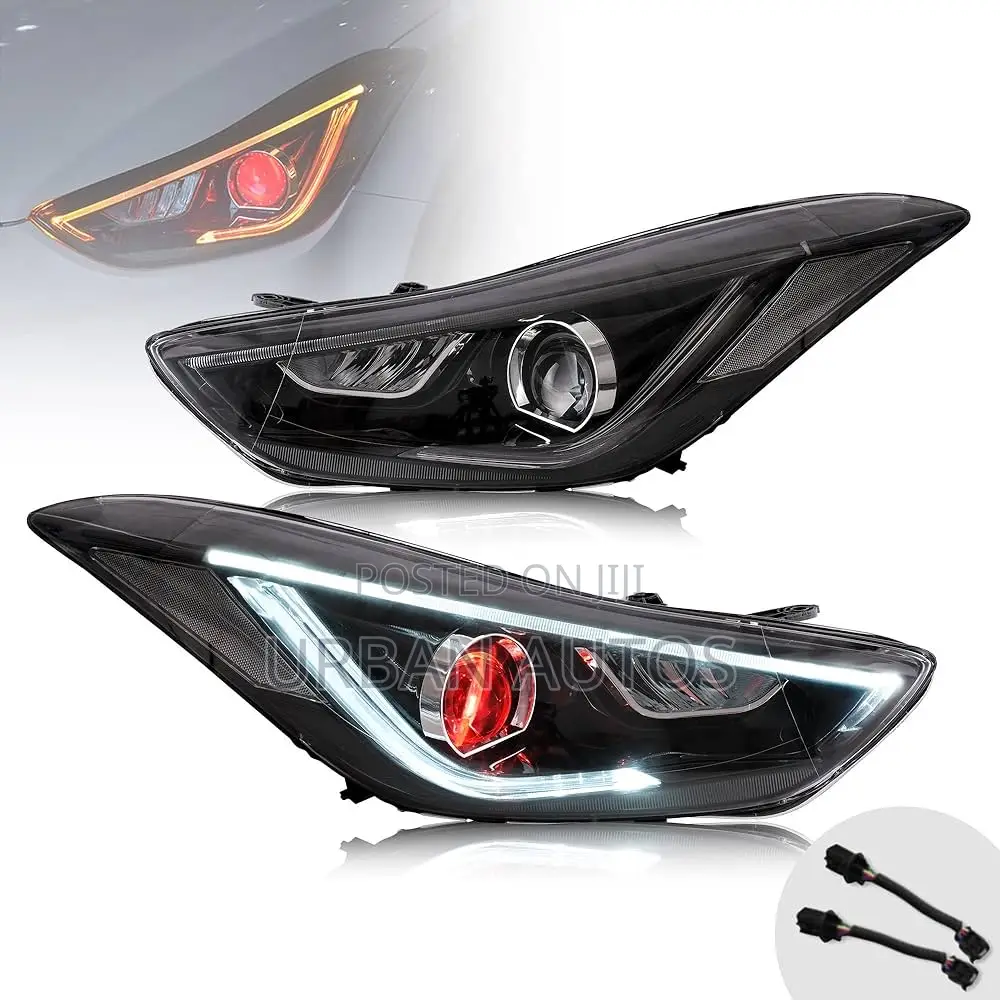 Hyundai Elantra Red Eyes Headlight 2011-2015