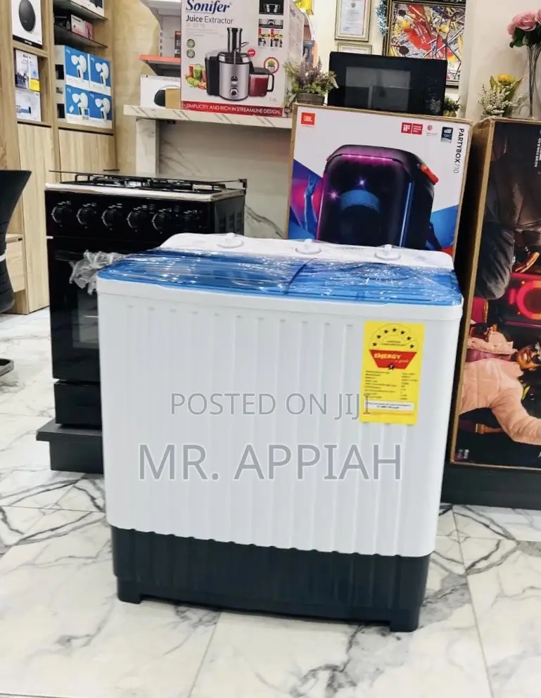 Order Unique Nasco 10kg Twin Tub Electric Washing Machine + Spin Dry.
