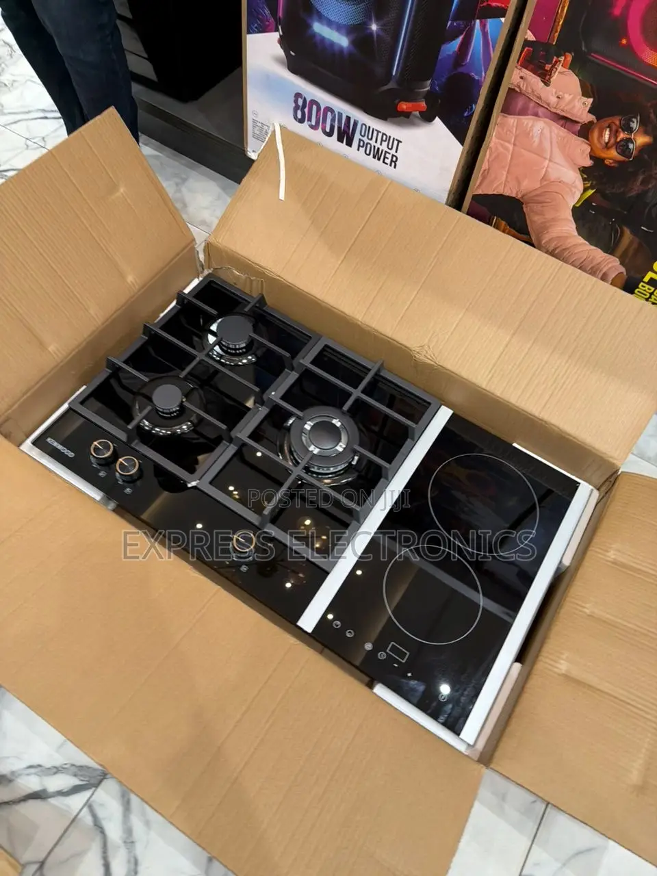 Newly Sealed in Box Gas Electric Cooker 3-2 Built in Kenwood