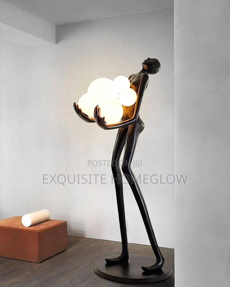 Humanoid Sculpture Floor Lamp Available for Sale