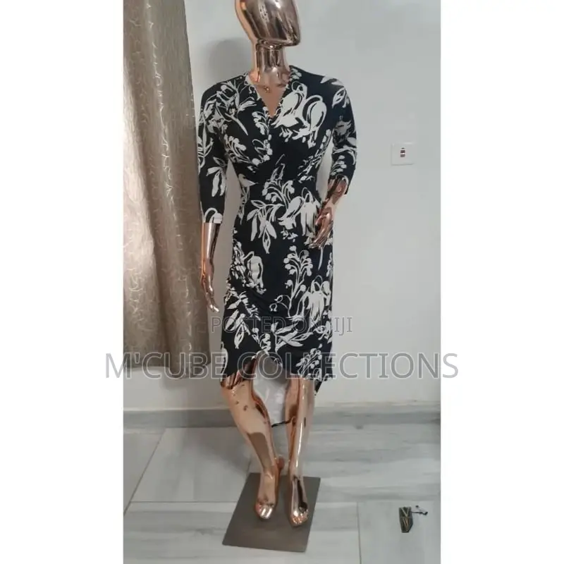 Floral Asymmetry Wrap Dress
