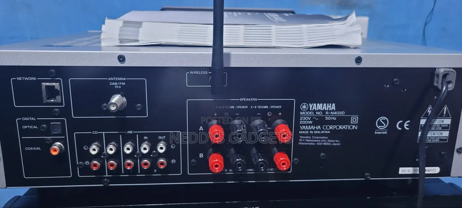 Yamaha Rn402d Network Receiver With Airplay, Bluetooth and Dab/Fm