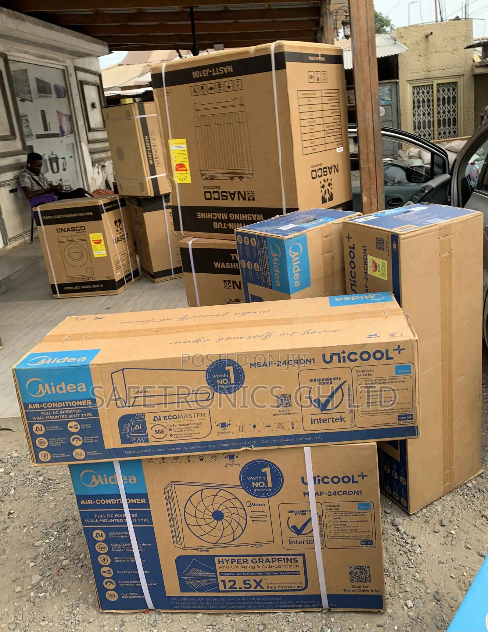 Excellent Cooler Inverter 2.5 Horsepower Split Type White R32 Midea Ac