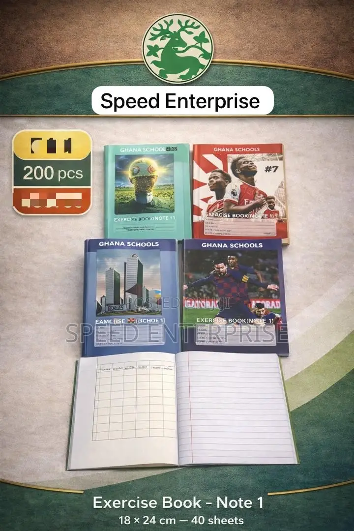 Note 1 Exercise Book Carton(200 Pieces)