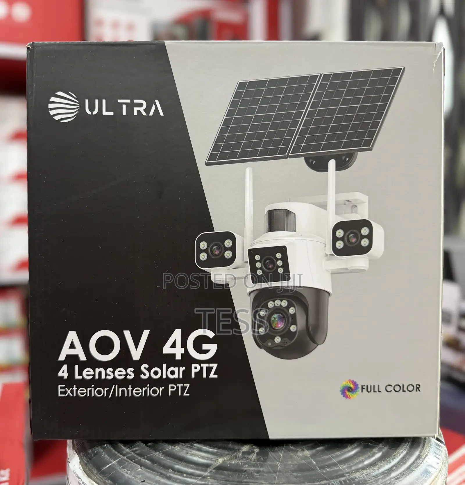 Solar 4 Lens 4g Sim Full Color Camera (Always on Video) 12mp Aov