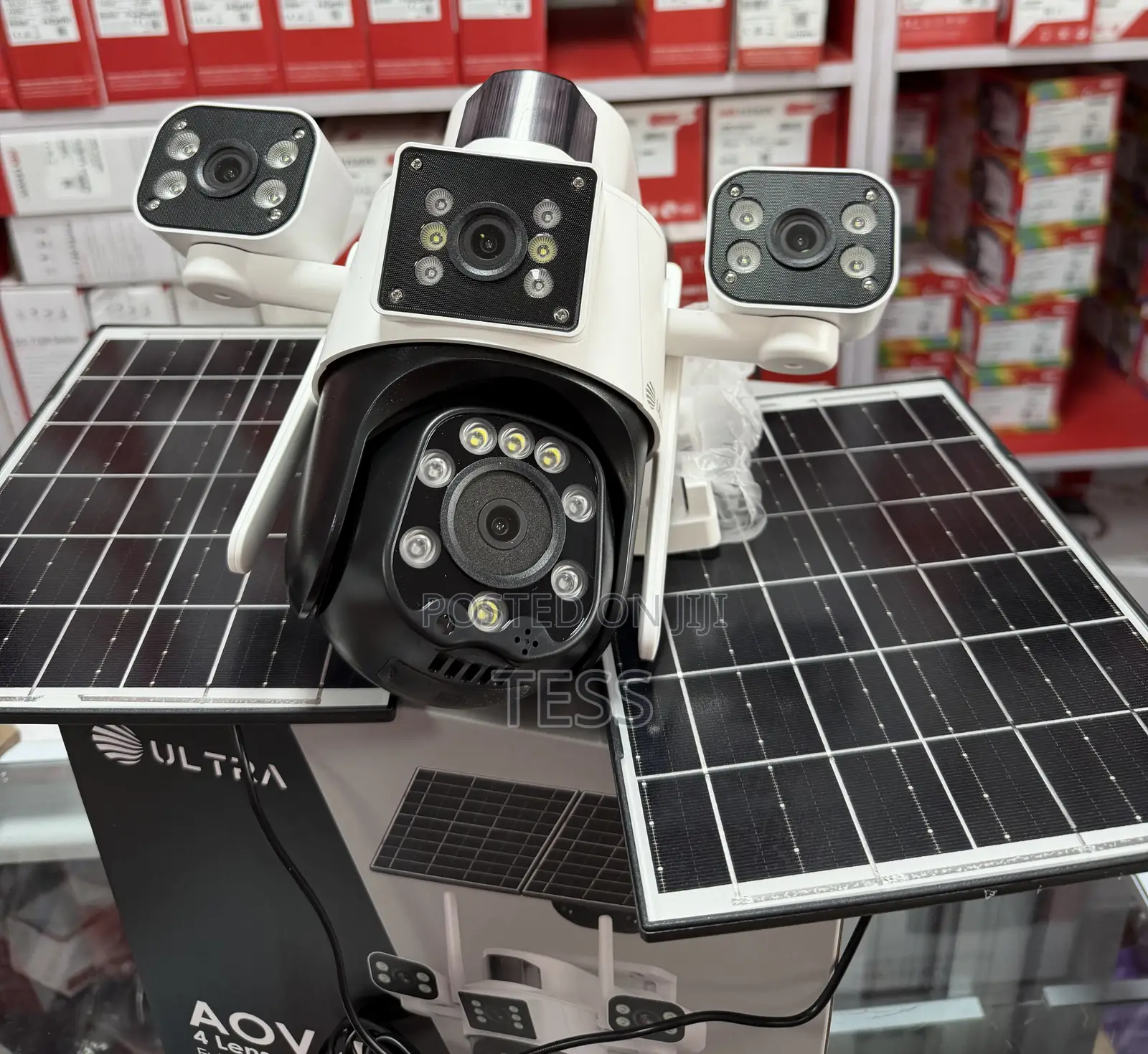 Solar 4 Lens 4g Sim Full Color Camera (Always on Video) 12mp Aov