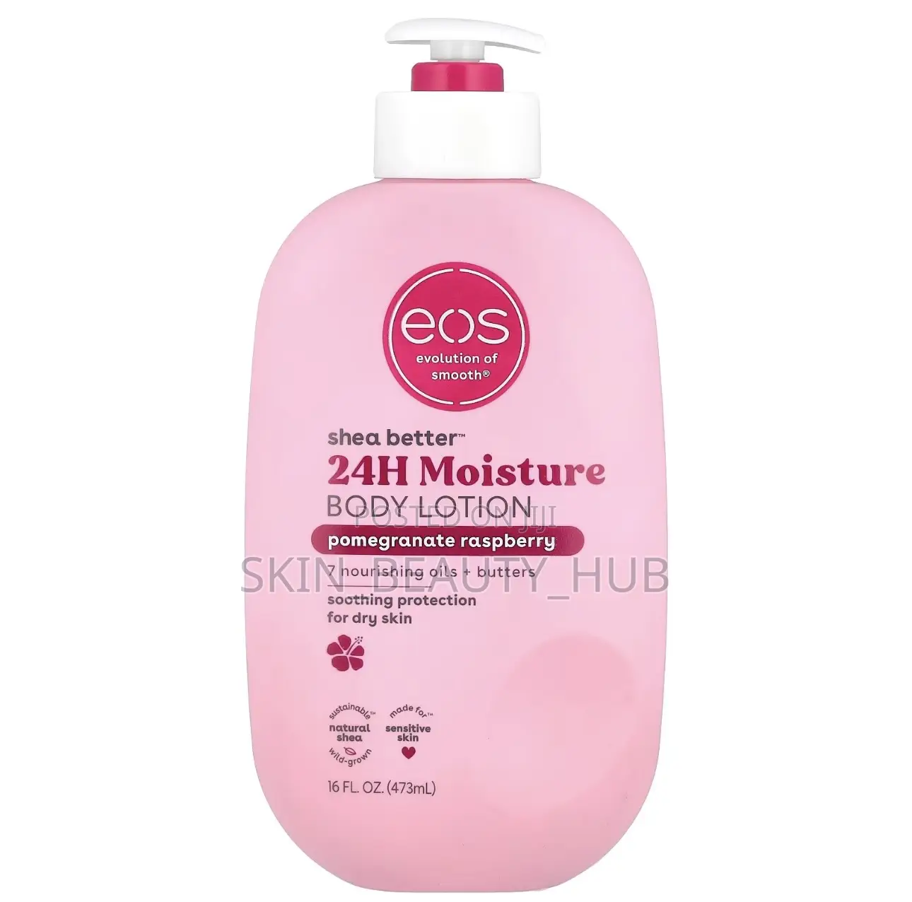 Eos Shea Bettertm 24h Moisture Body Lotion in Pomegranate Raspberry