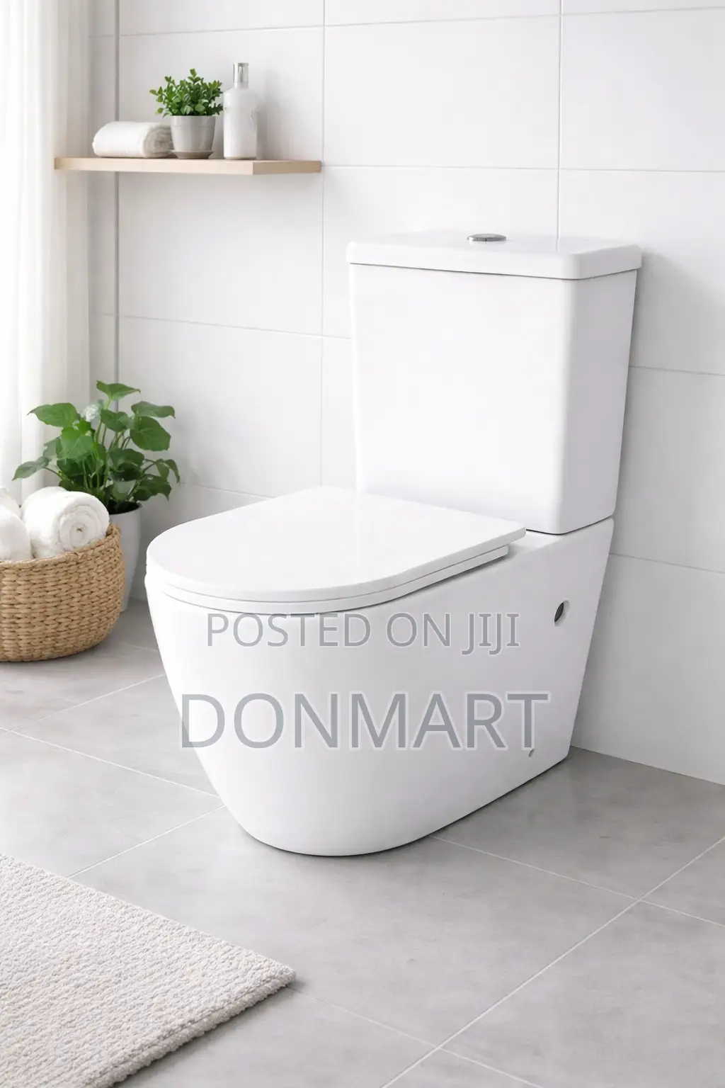 Max66 Rimless Tornado Water Closet Back to Wall Toilet