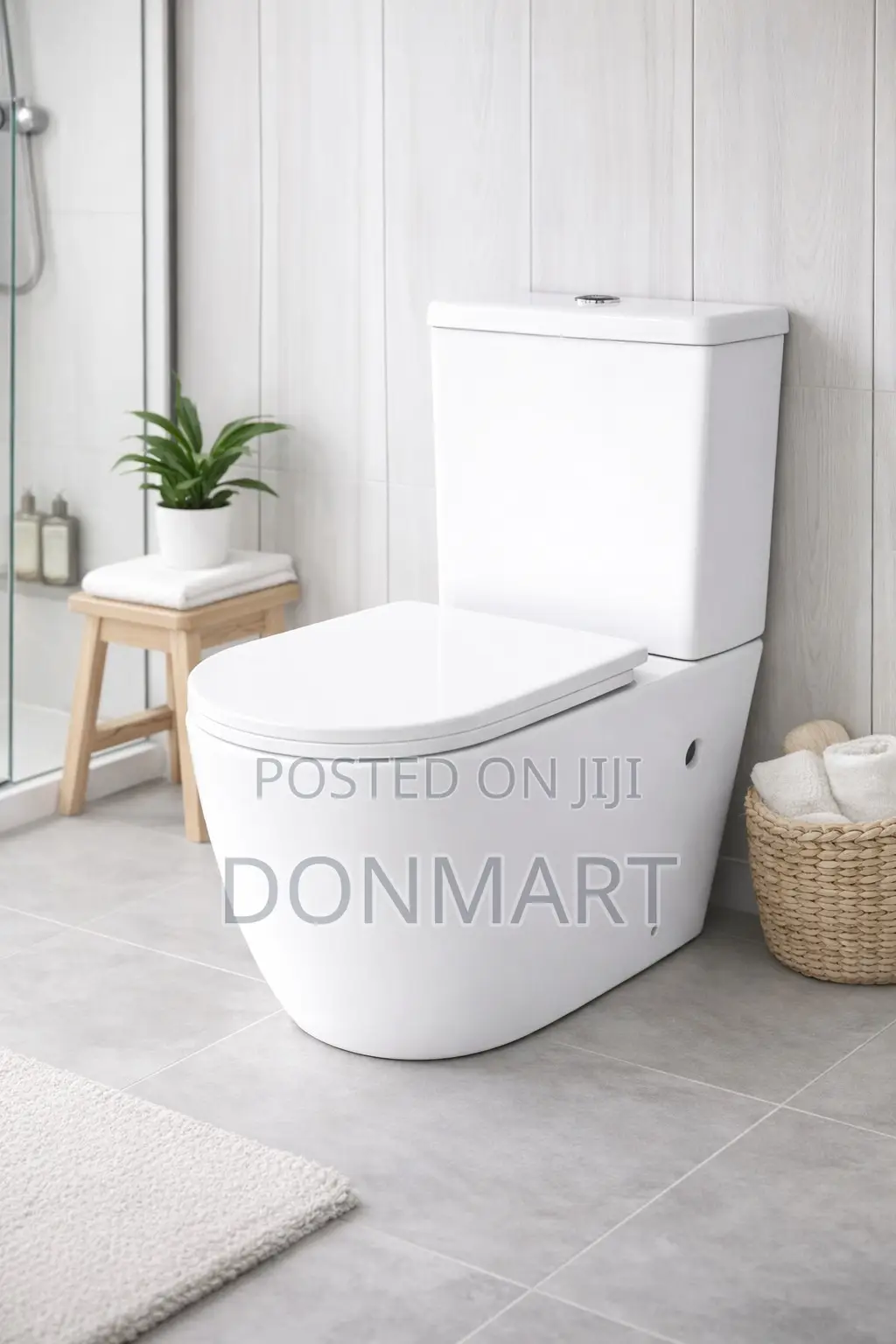 Max66 Rimless Tornado Water Closet Back to Wall Toilet