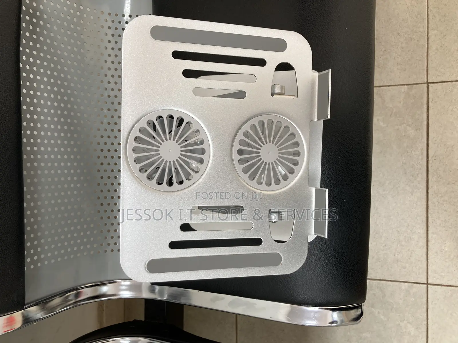 360 Laptop Stand With 2 Cooling Fans