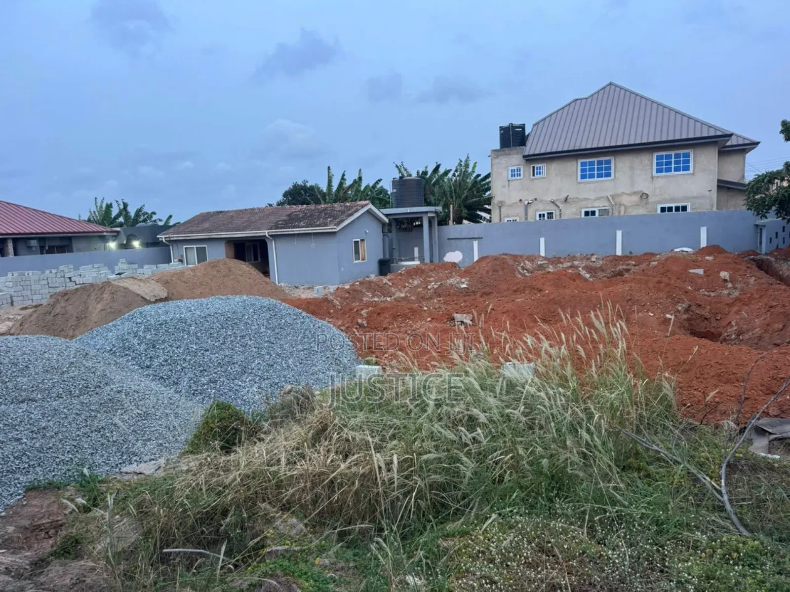 100 by 100 Walled Land for Sale Achimota