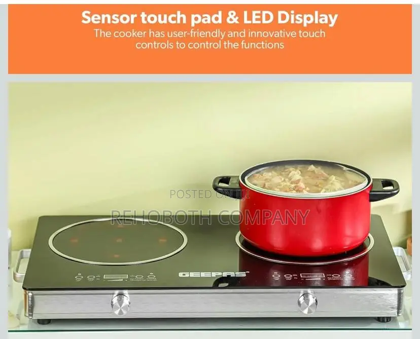 Geepas Double Burner Infrared Cooker,