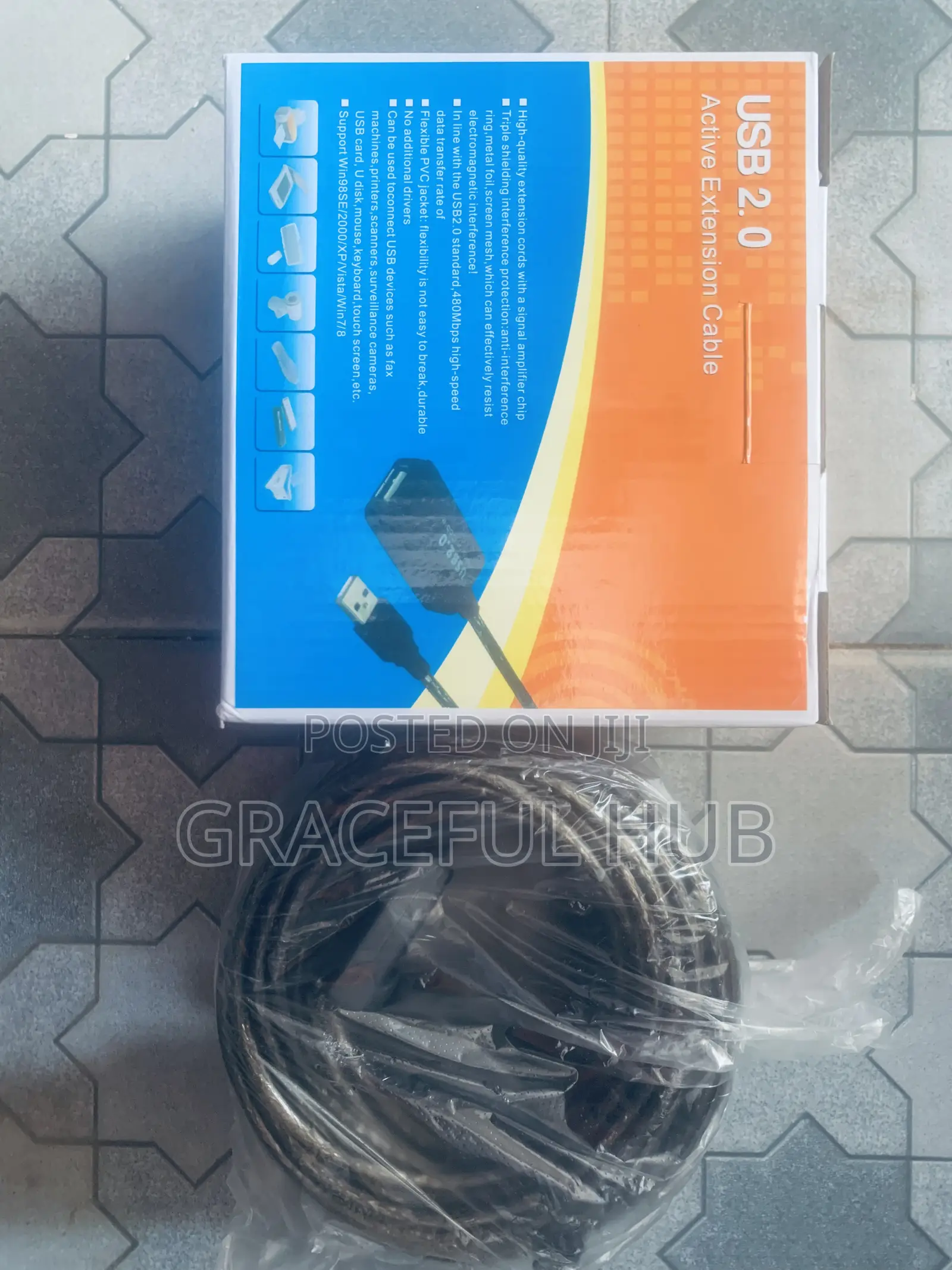 2.0 Usb Extension Cable 20m