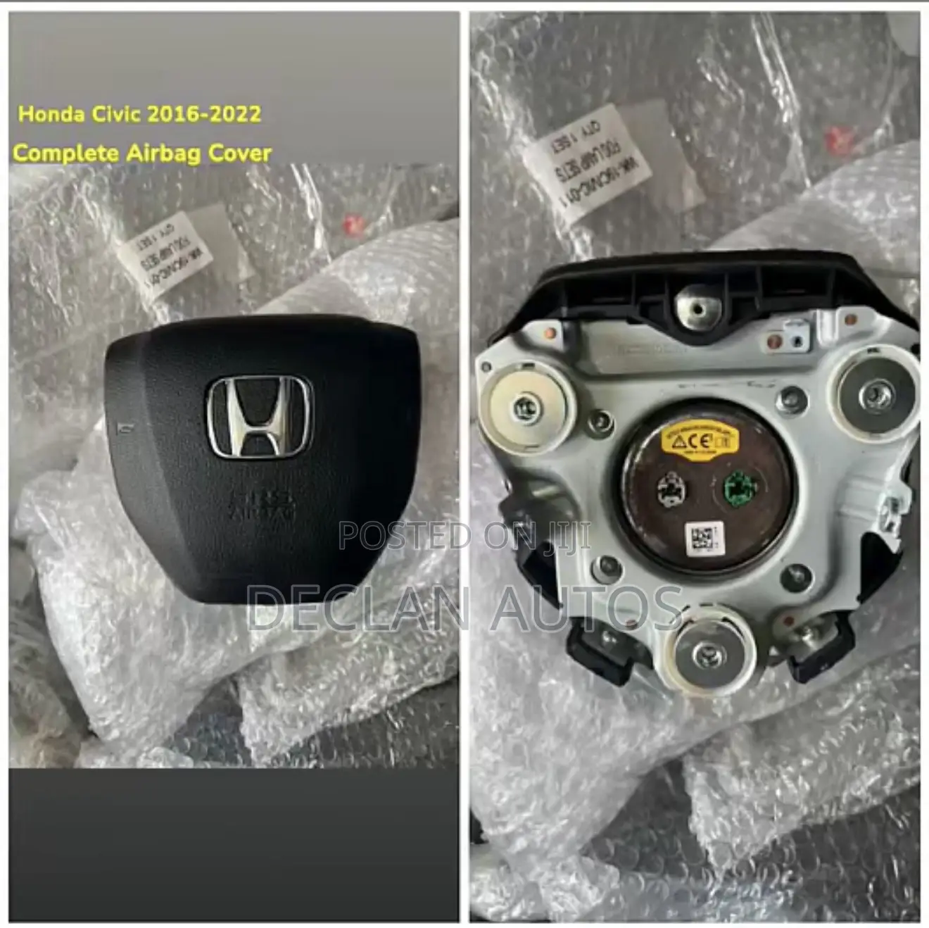 2020-2021-Honda Civic Driver Wheel Airbag