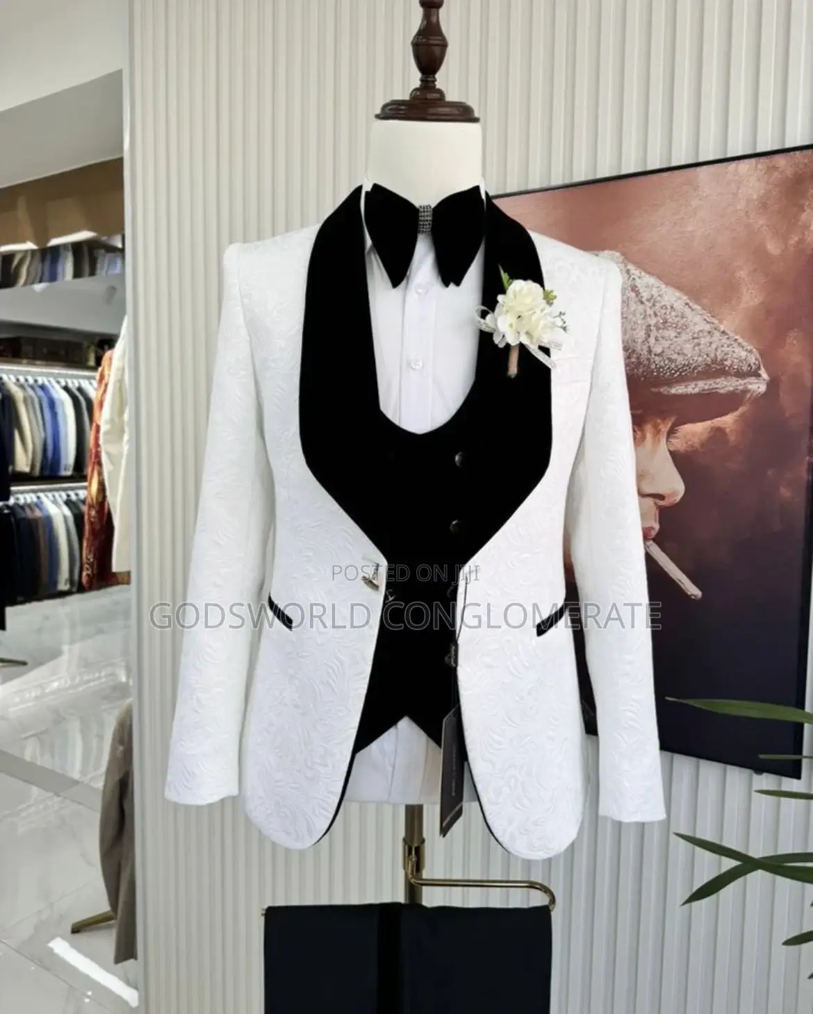 White Wedding Suit