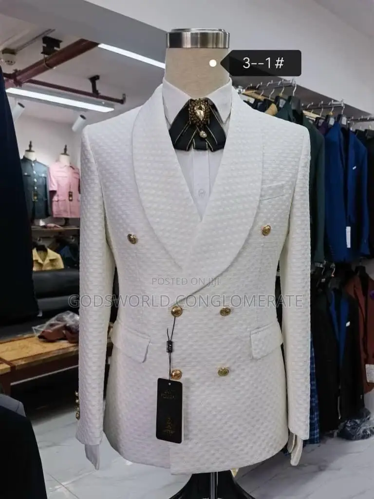 White Wedding Suit