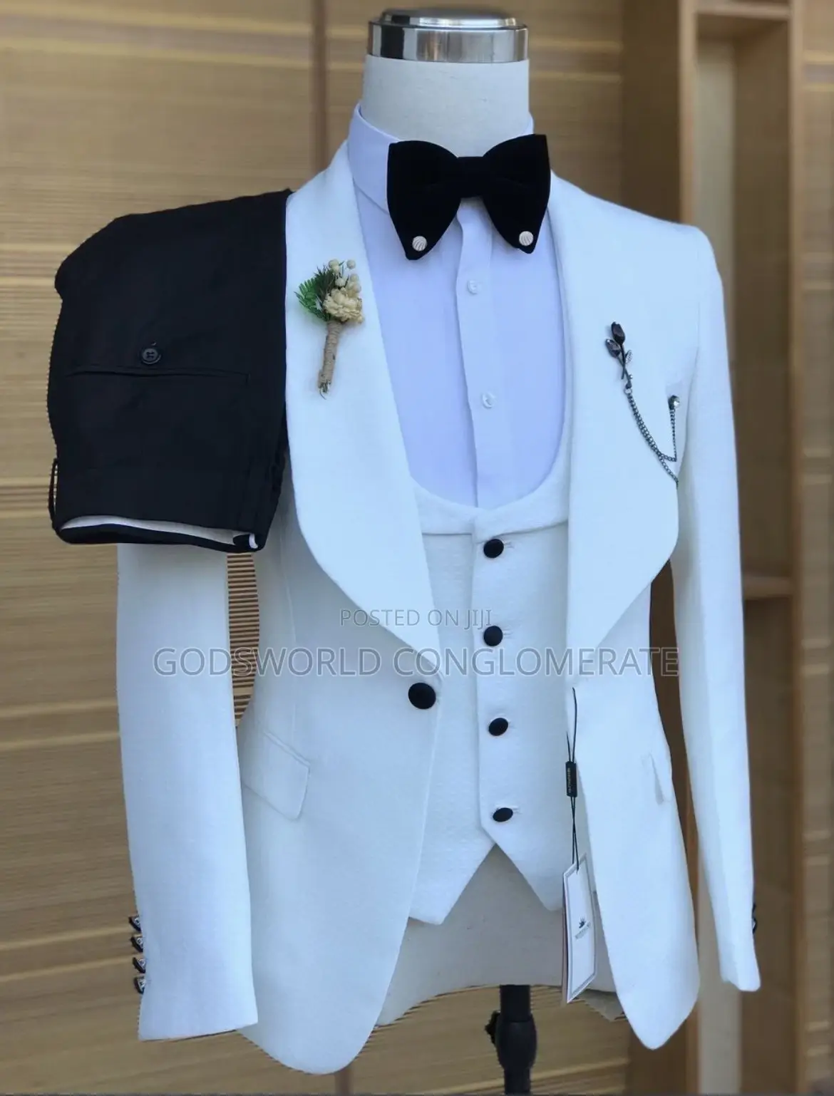 White Wedding Suit