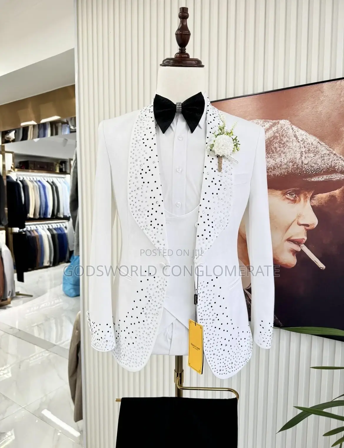 White Wedding Suit