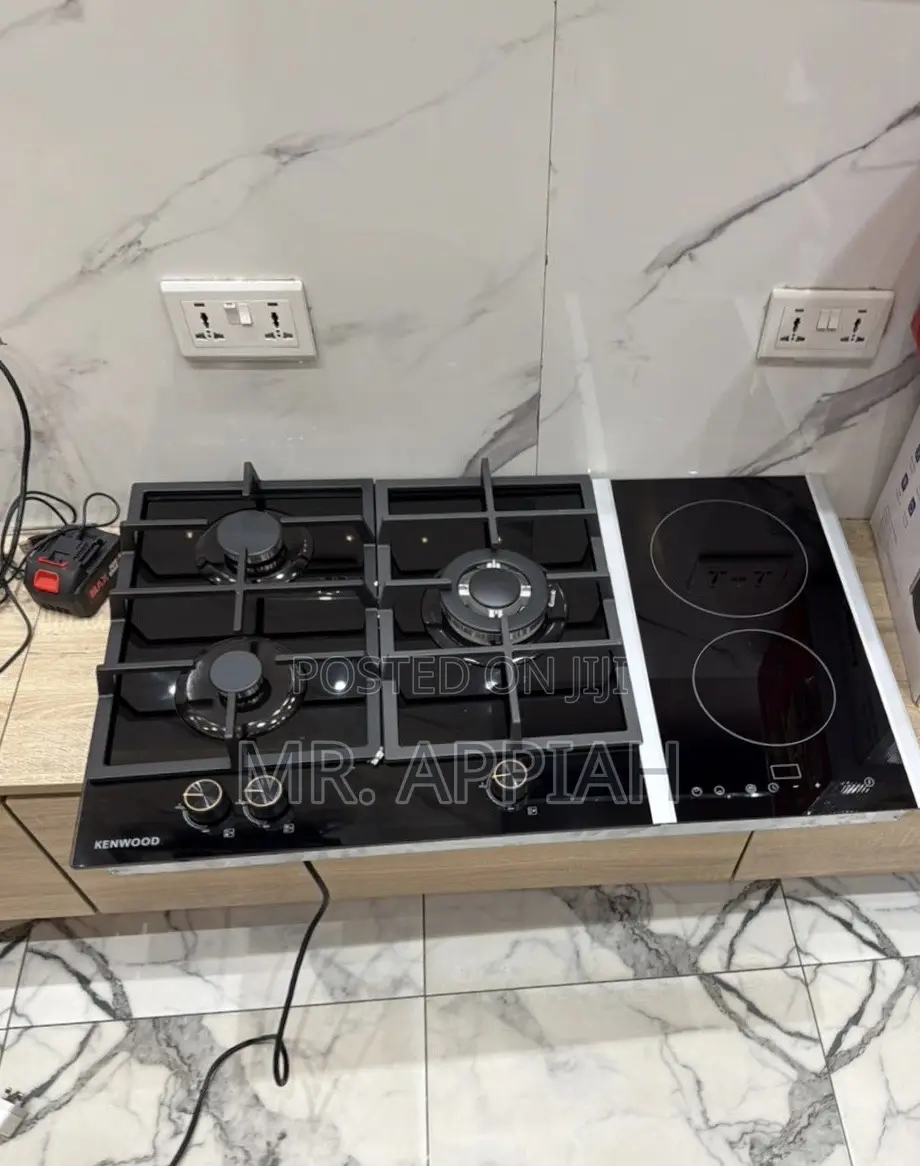 Shop Authentic Kenwood 90 3 Gas With 2 Electric Built in Hob(Glass)