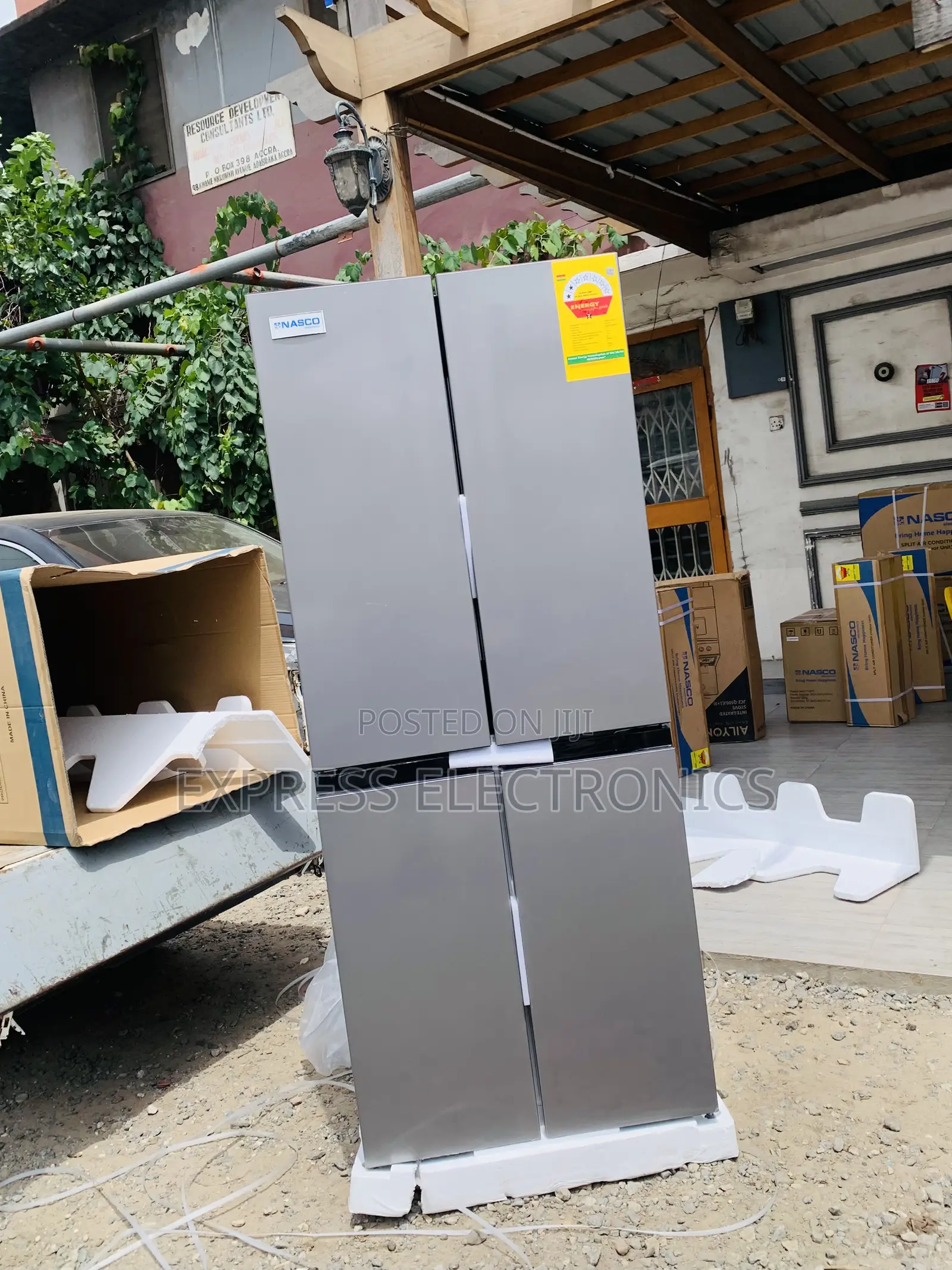 Nasf2-400 360l French Door Grey Four Doors Nasco