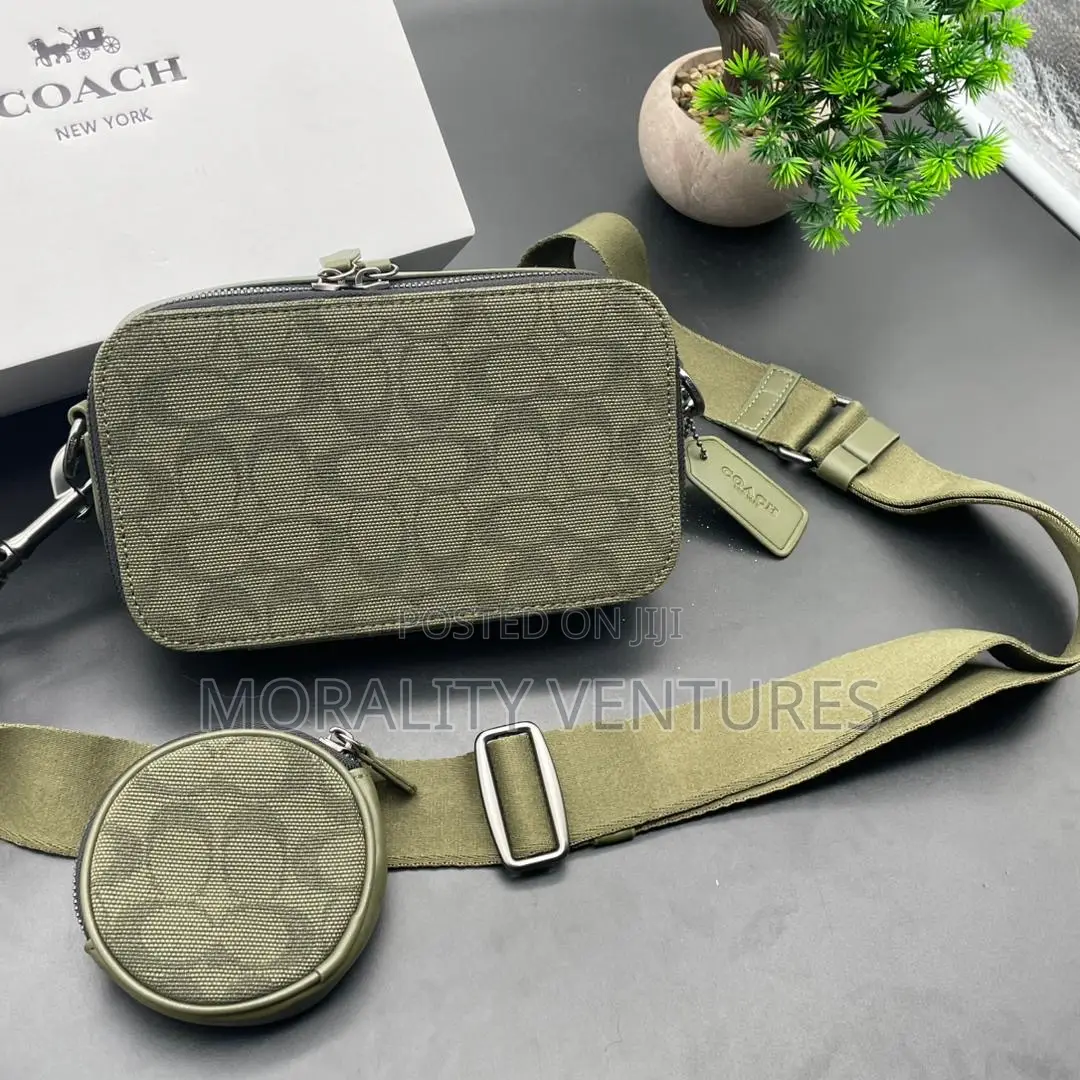 Coach Charter Slim Army Green Bag