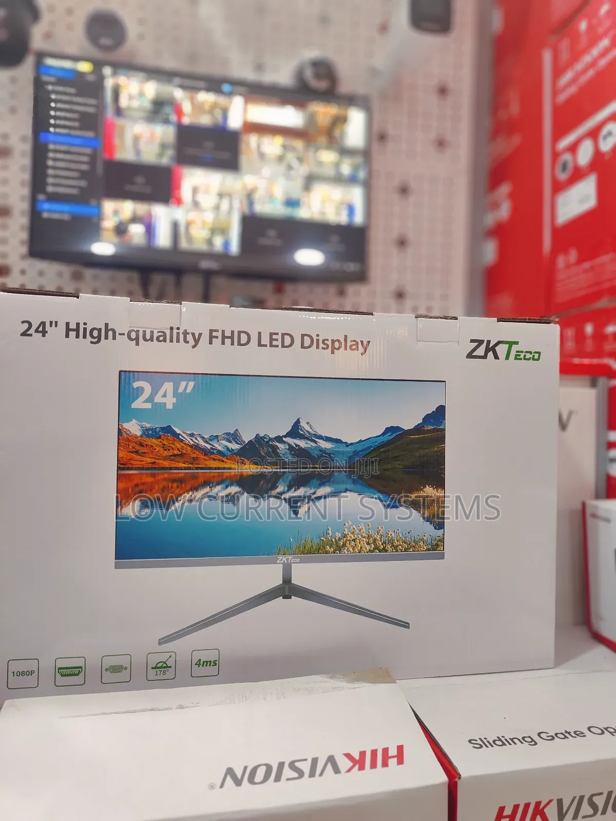 Zkteco Screen 24 Inch Monitor FHD Led Display