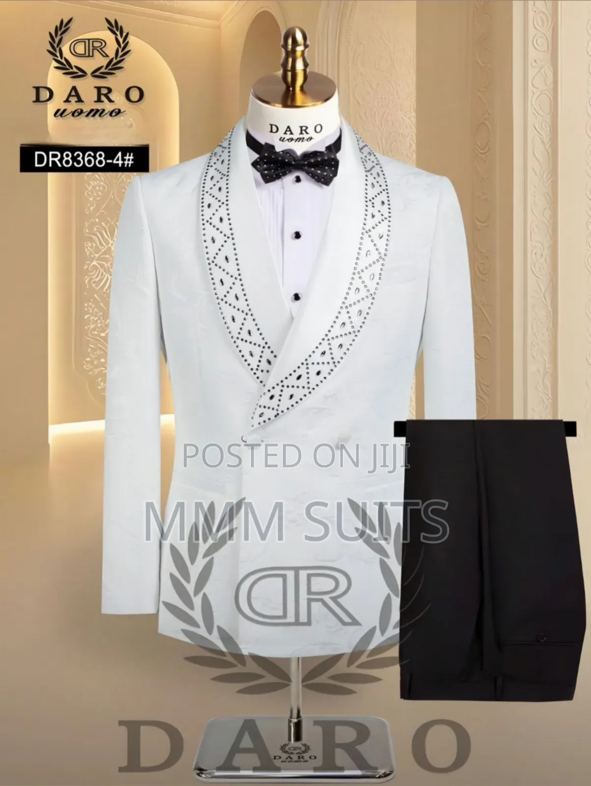 Quality 2-Piece Double-Breaste Tuxedo Turkish Style Men Suit