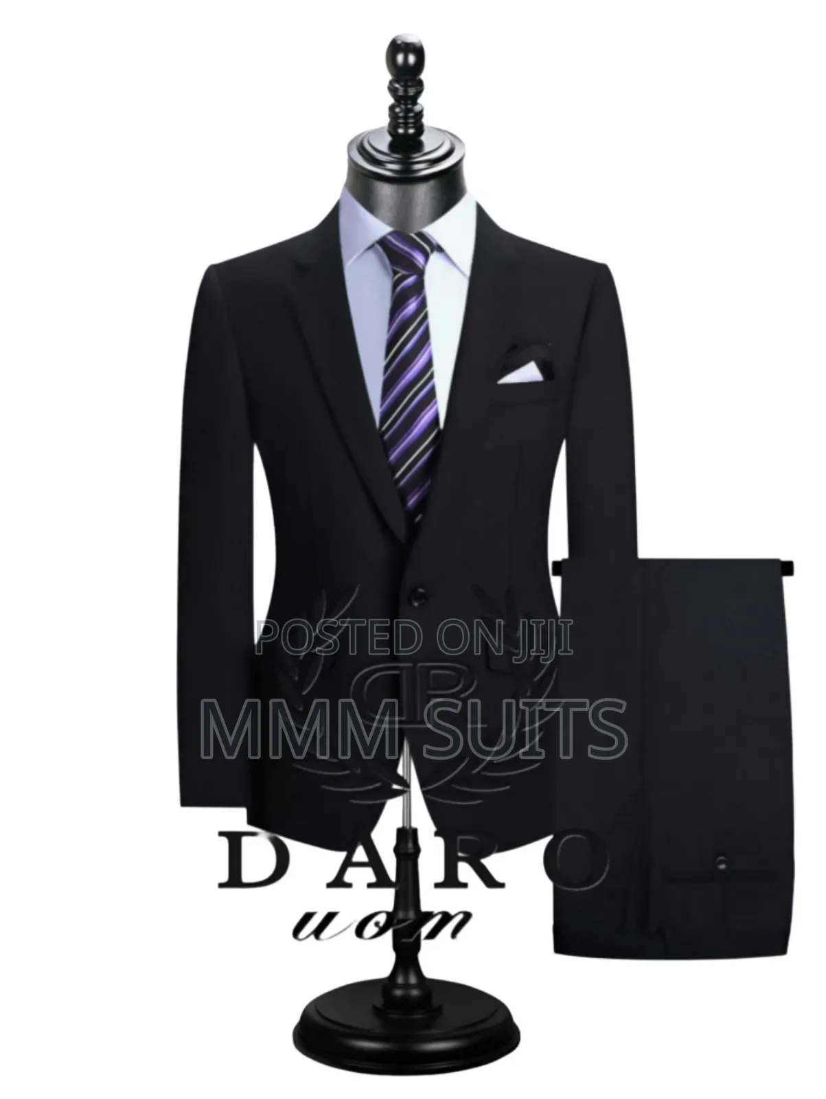 Official Black 2-Piece Men Suit for Office in All Sizes