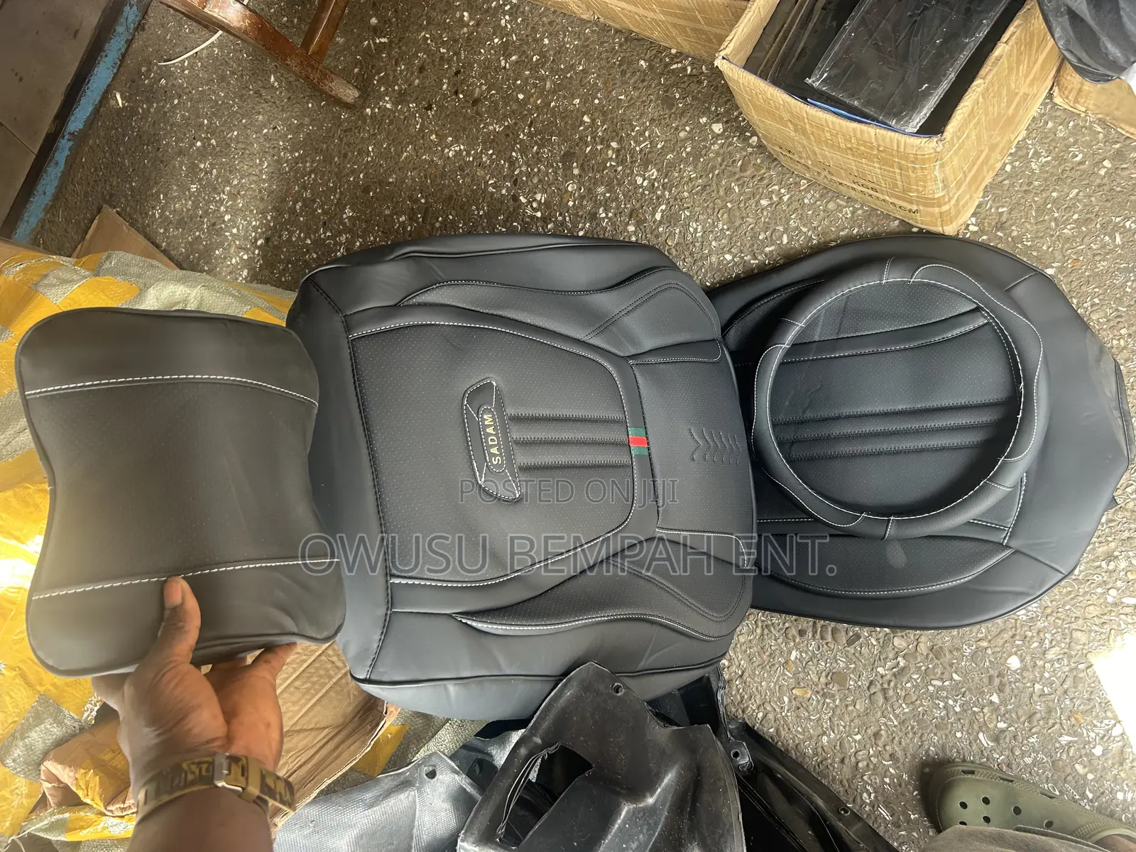 4-d Black Seat Covers