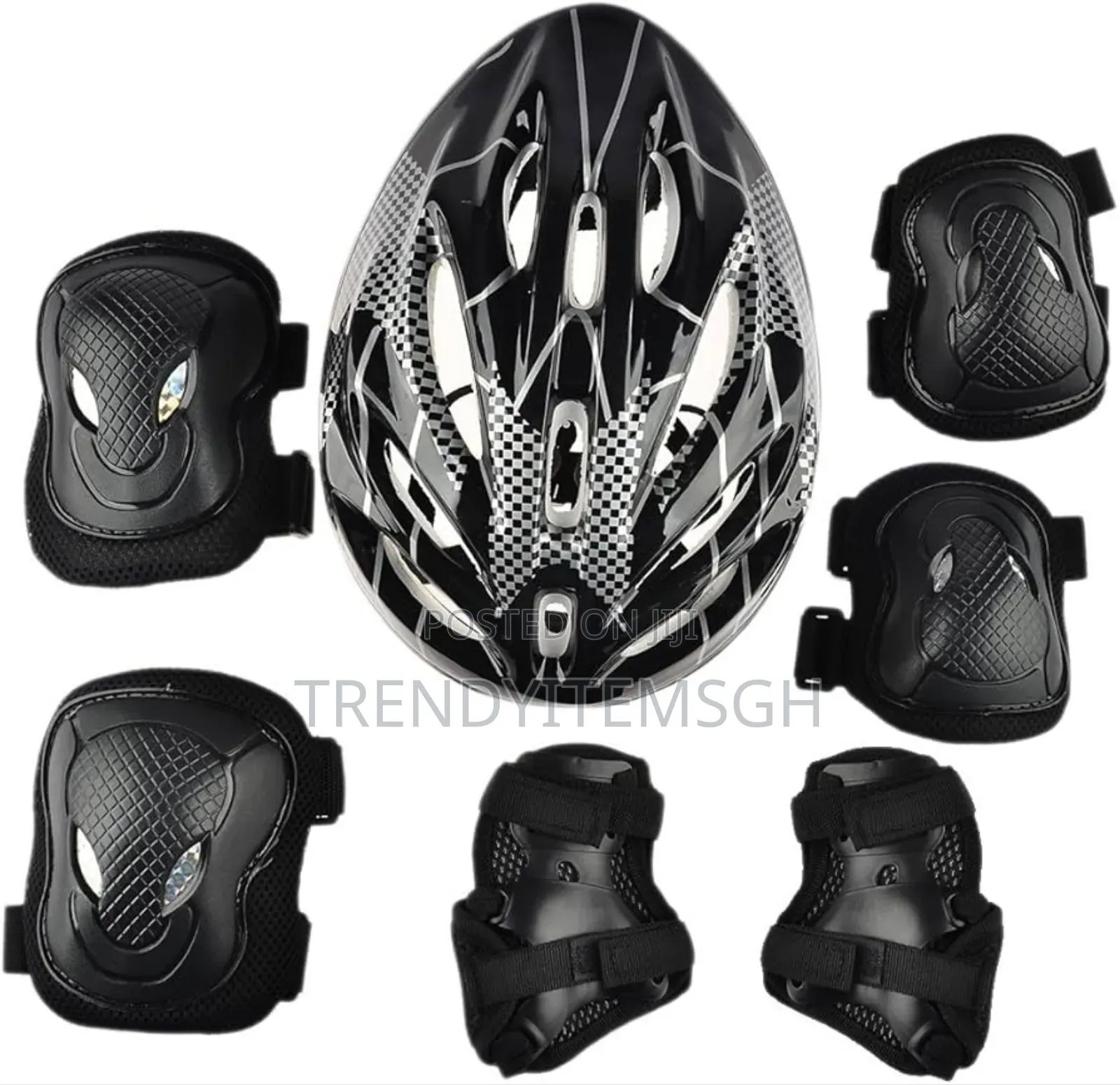 Knee And Elbow Protective Pad + Helmet
