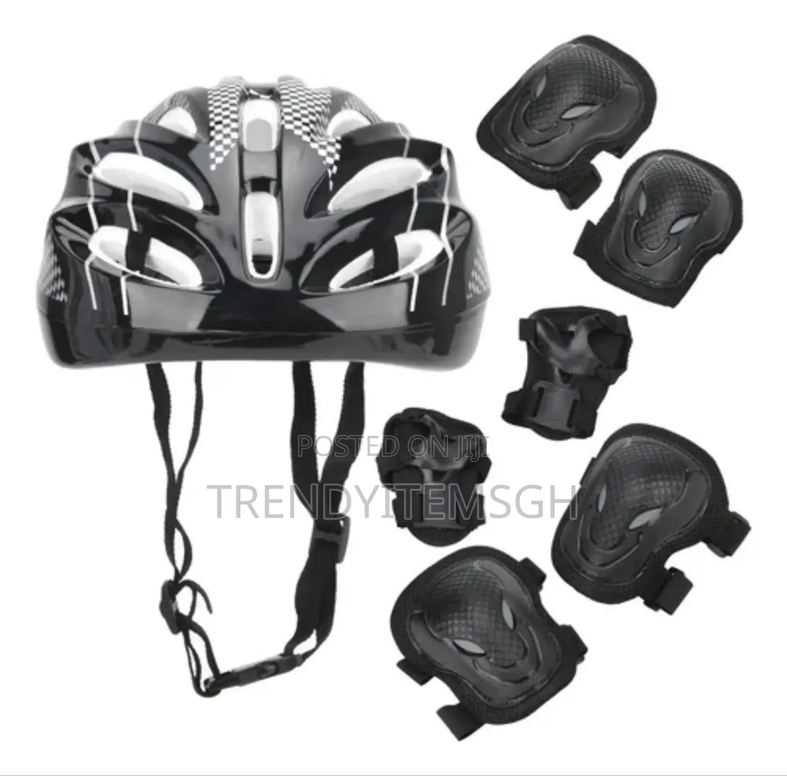 Knee And Elbow Protective Pad + Helmet