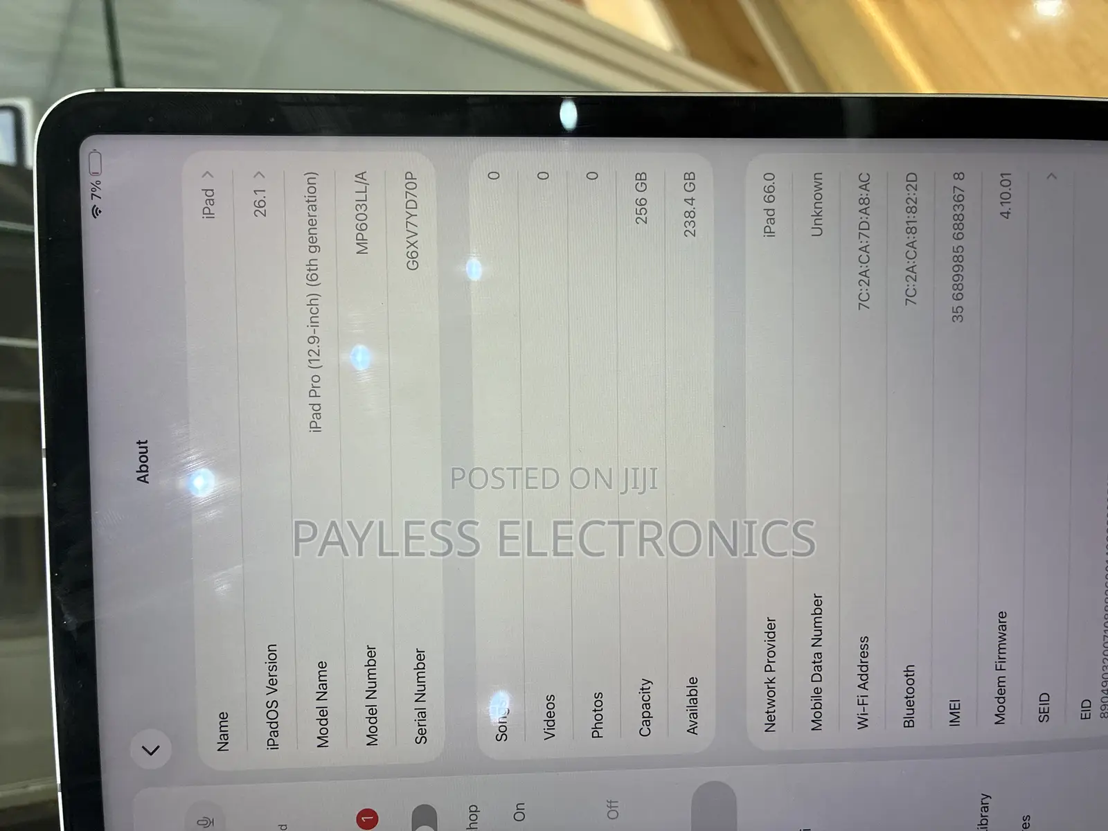 Apple iPad Pro 12.9 (2022) 256 GB Gray