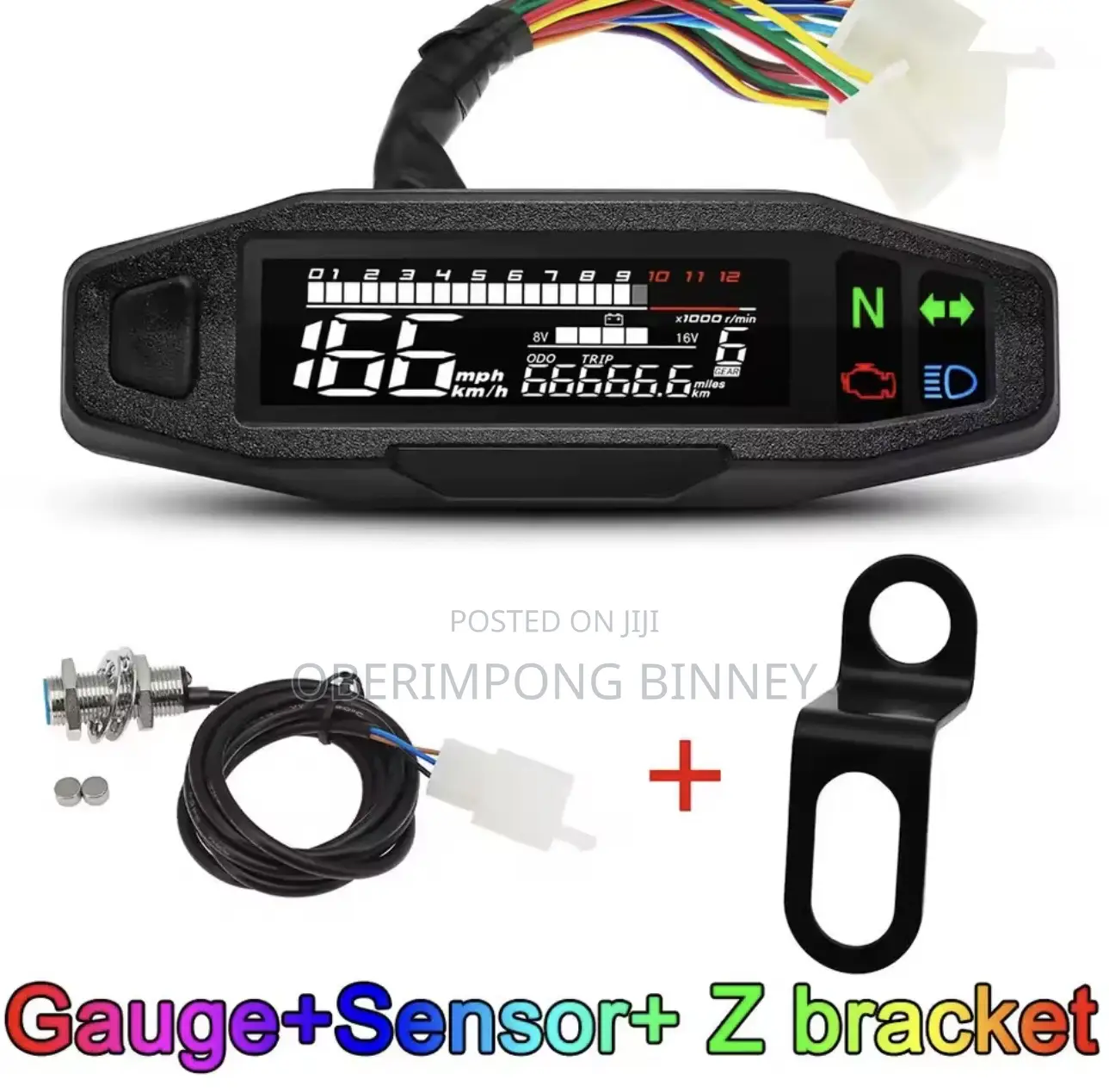 Motorcycle Digital Speedometer Universal