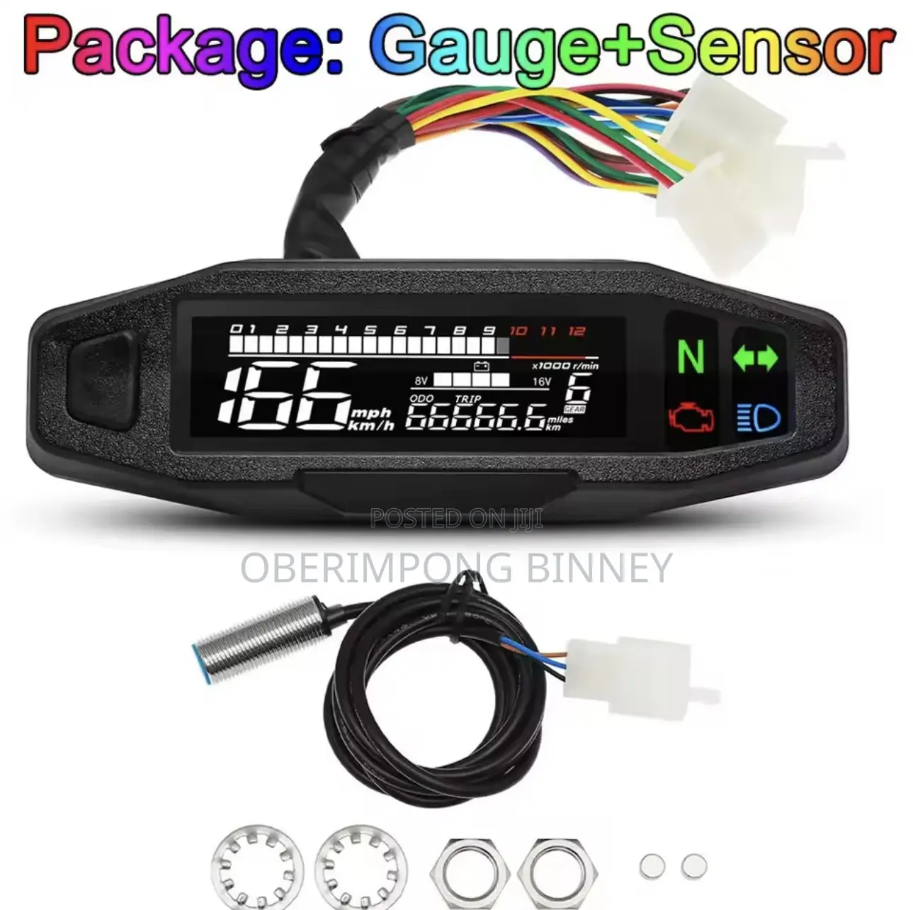 Motorcycle Digital Speedometer Universal