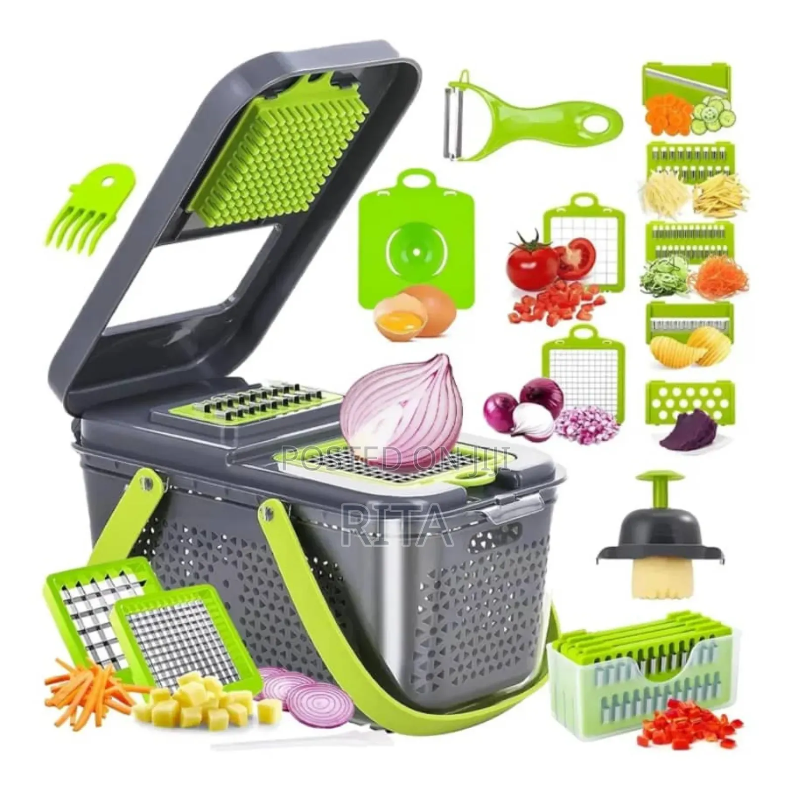 Big Size Vegetable Grater With Basket