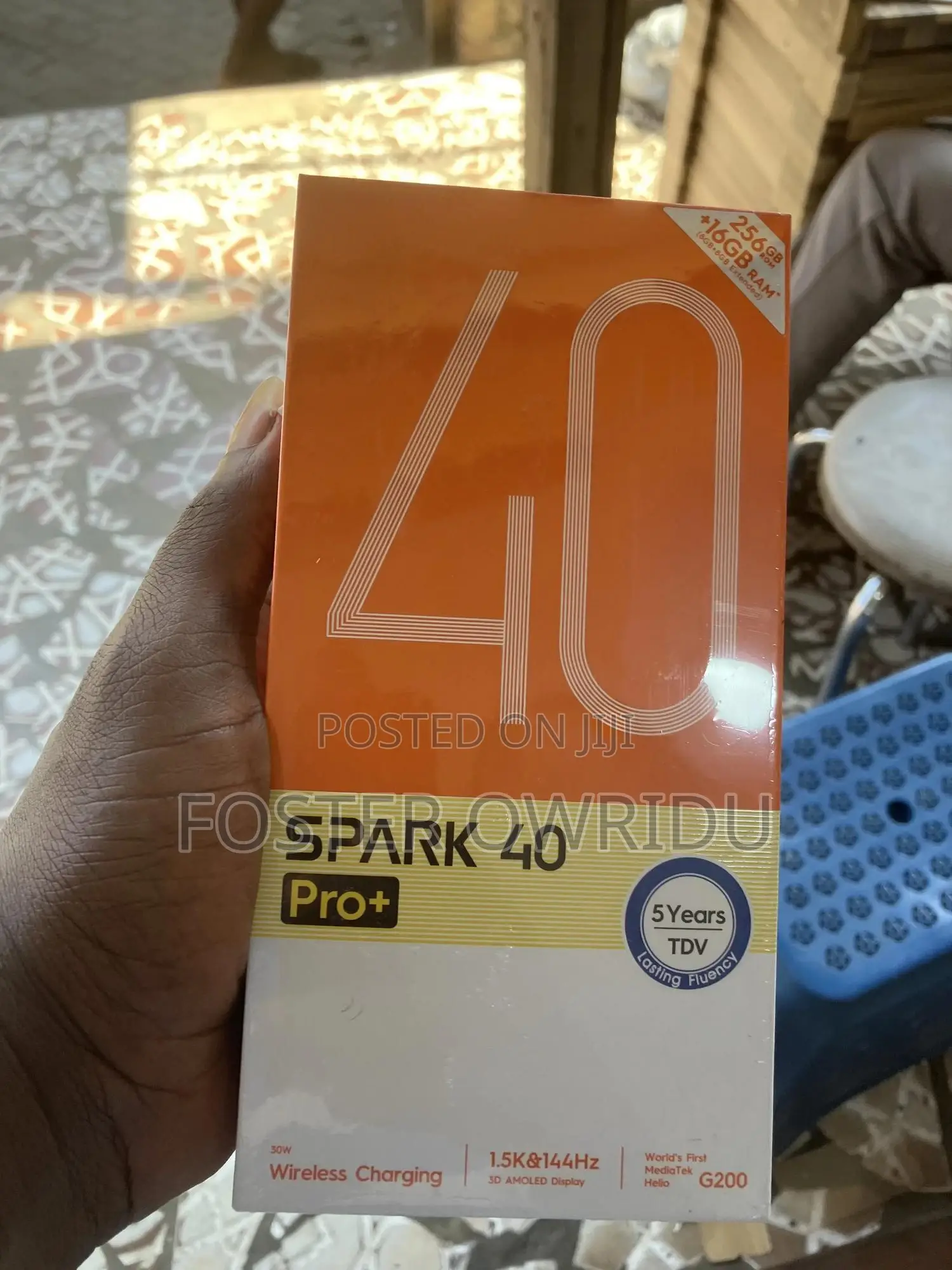 New Tecno Spark 40 Pro+ 256 GB Black