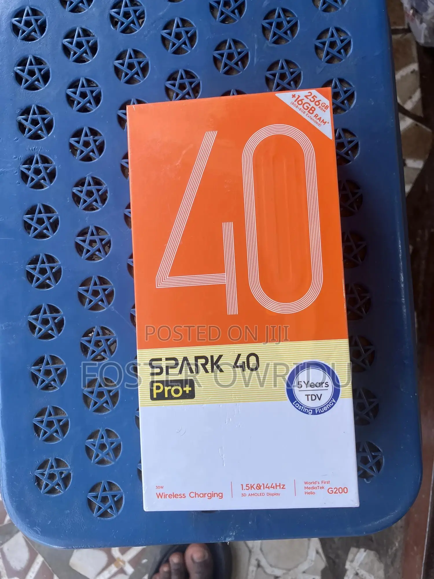 New Tecno Spark 40 Pro+ 256 GB Black
