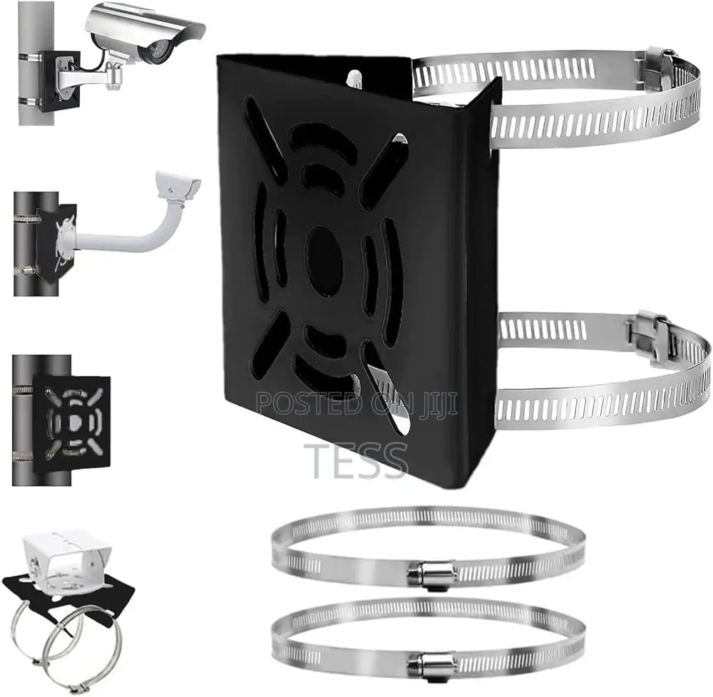 Pole Mount Universal Vertical Bracket for CCTV Camera
