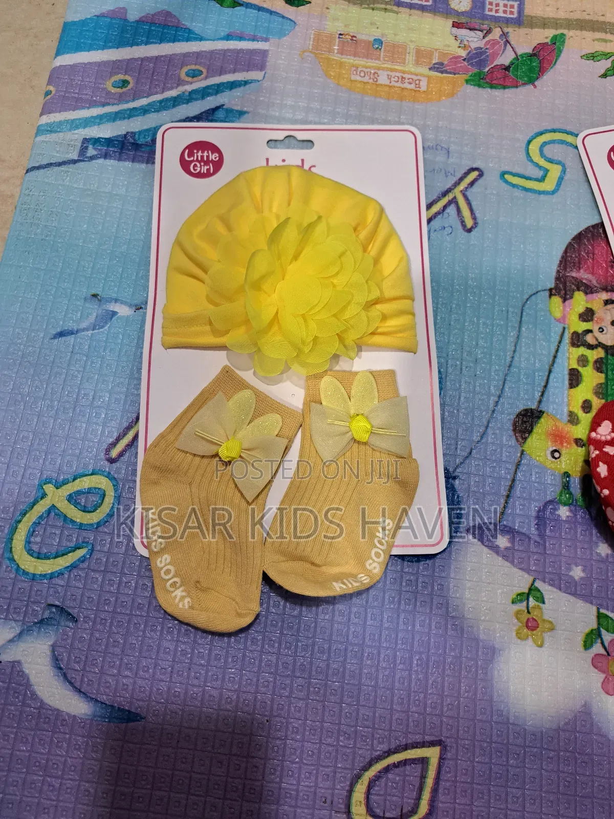 Get Ready to Step Out, Girl Hair Cap With Socks