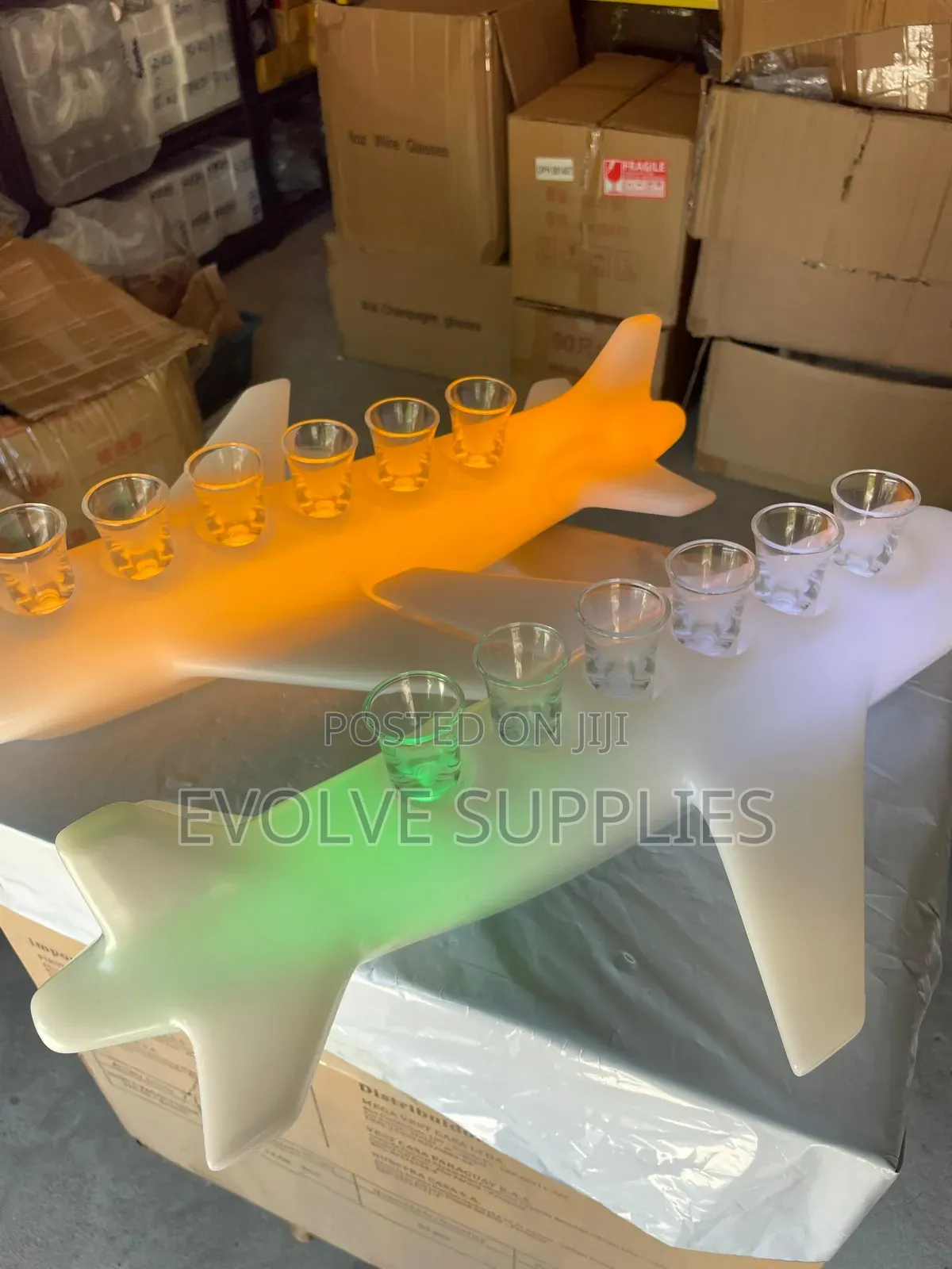 Aeroplane Theme Tequila Serving Rack