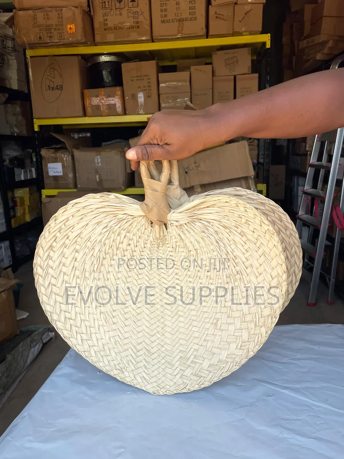 Rattan Hand Fan